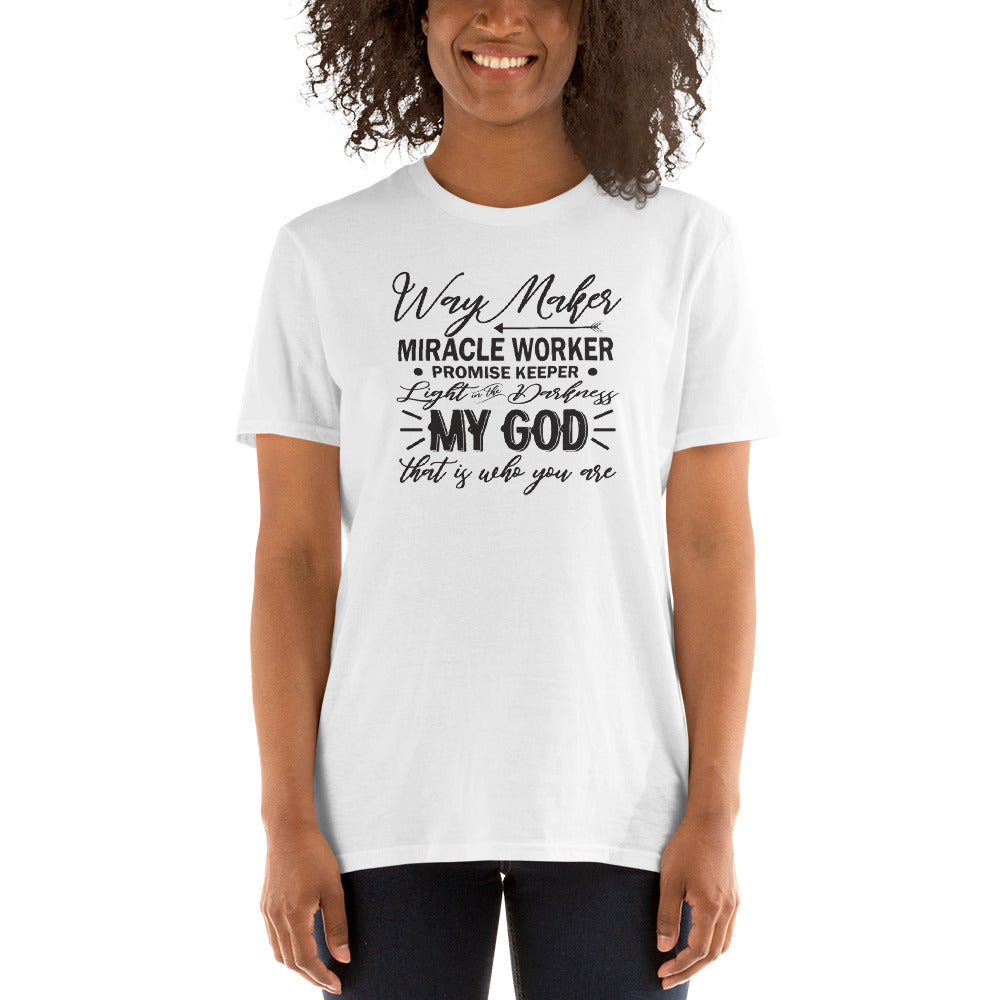 My god Kurzärmeliges Unisex-T-Shirt