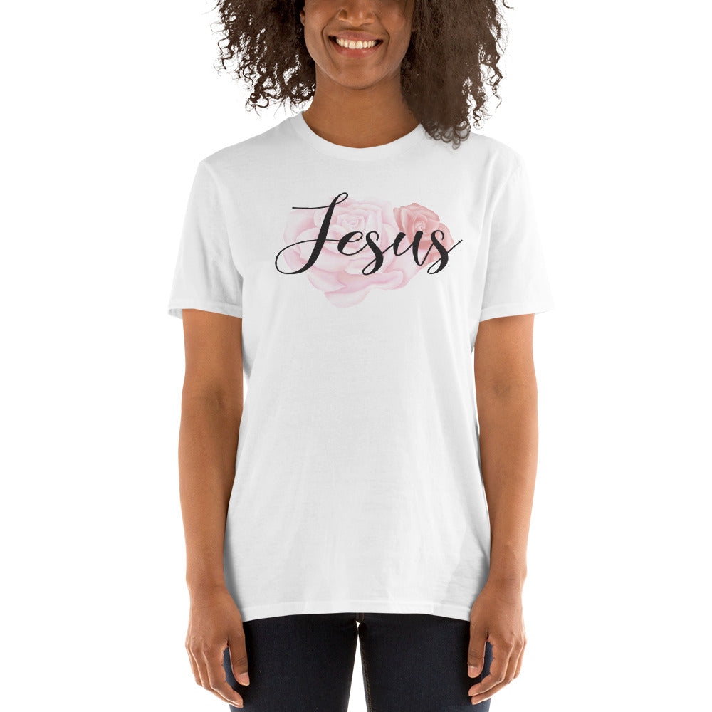 Jesus Kurzärmeliges Unisex-T-Shirt