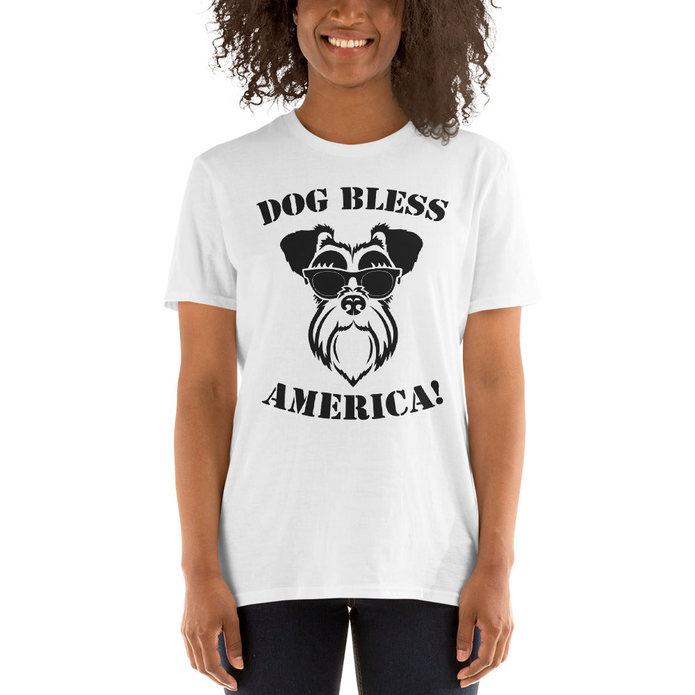 Dog bless america Unisex-T-Shirt