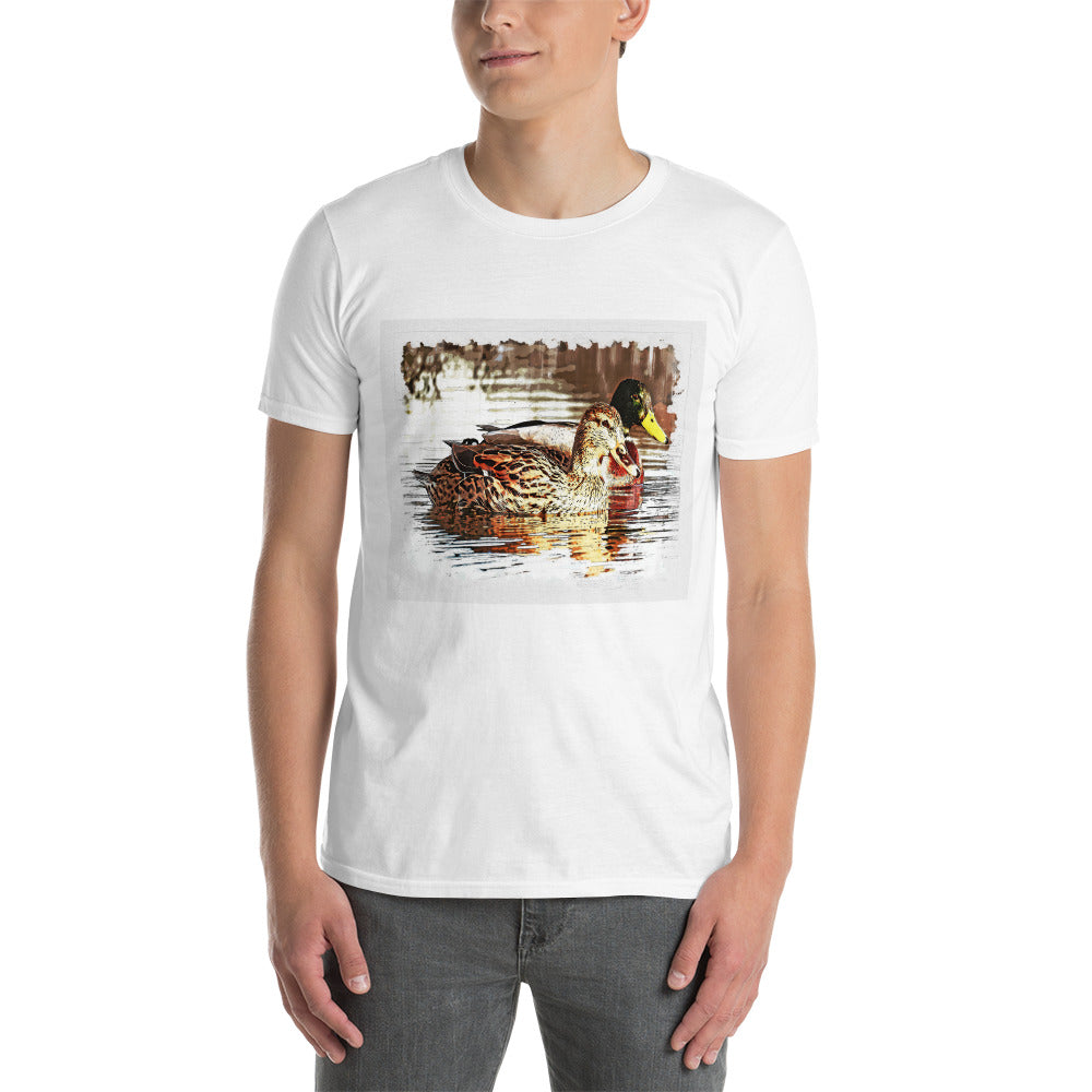 Ente Kurzärmeliges Unisex-T-Shirt - souverista