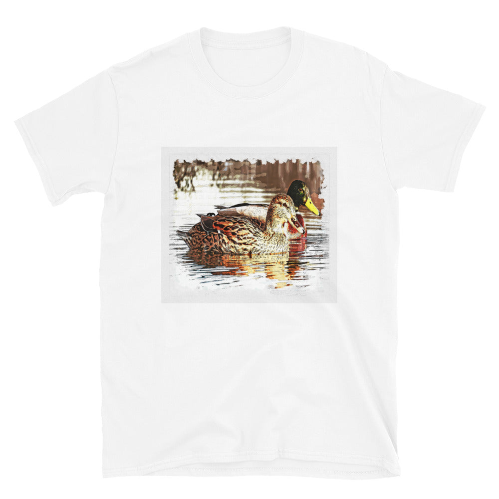 Ente Kurzärmeliges Unisex-T-Shirt - souverista