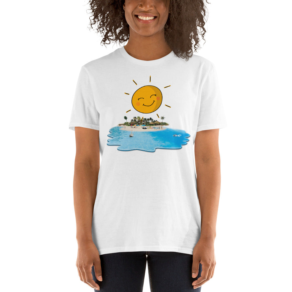 Summer sun beach Unisex-T-Shirt - souverista