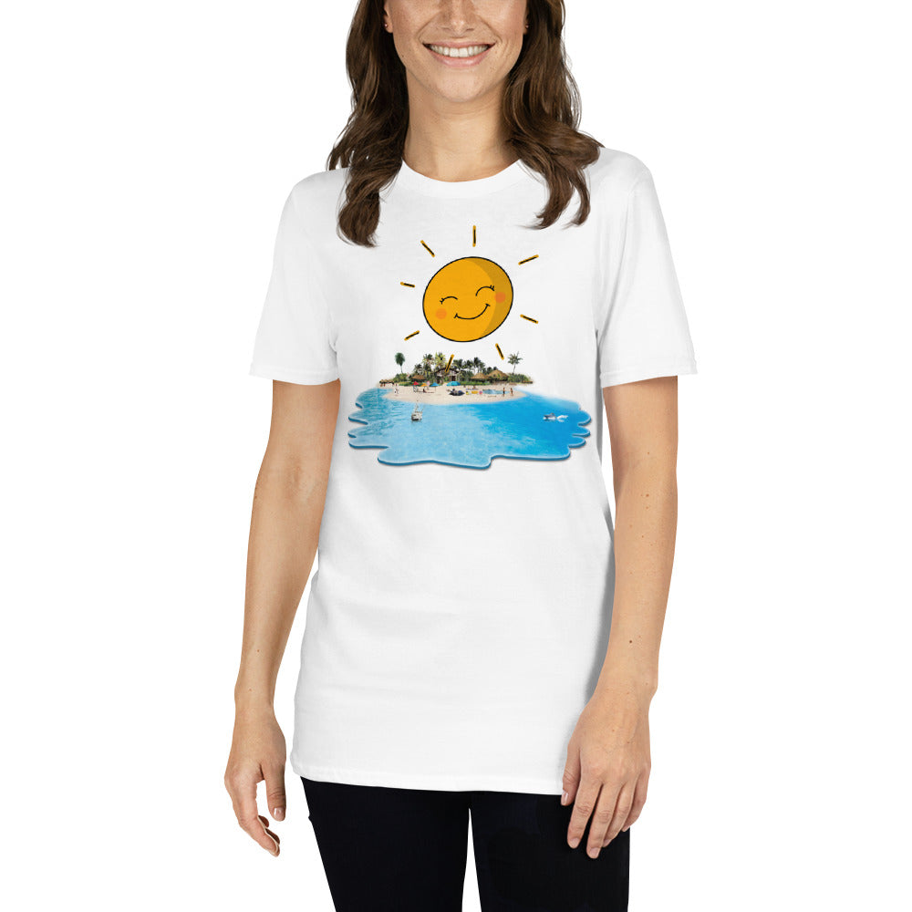 Summer sun beach Unisex-T-Shirt - souverista