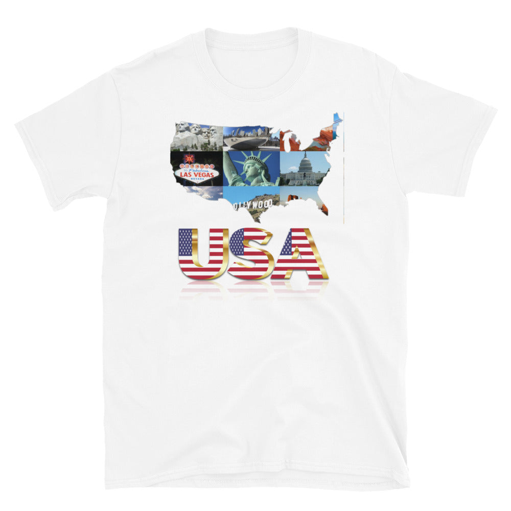 Sign a picture USA Unisex-T-Shirt