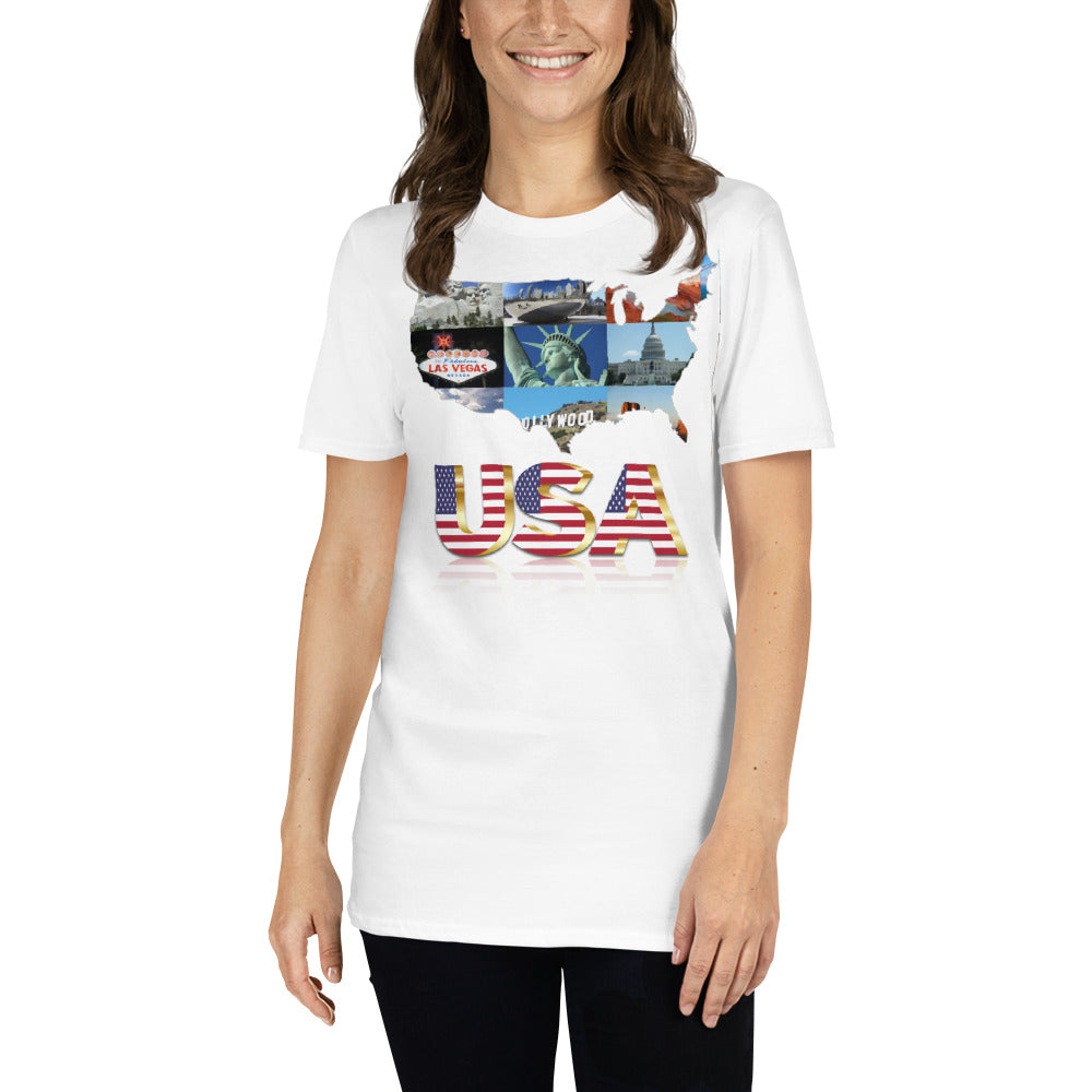 Sign a picture USA Unisex-T-Shirt