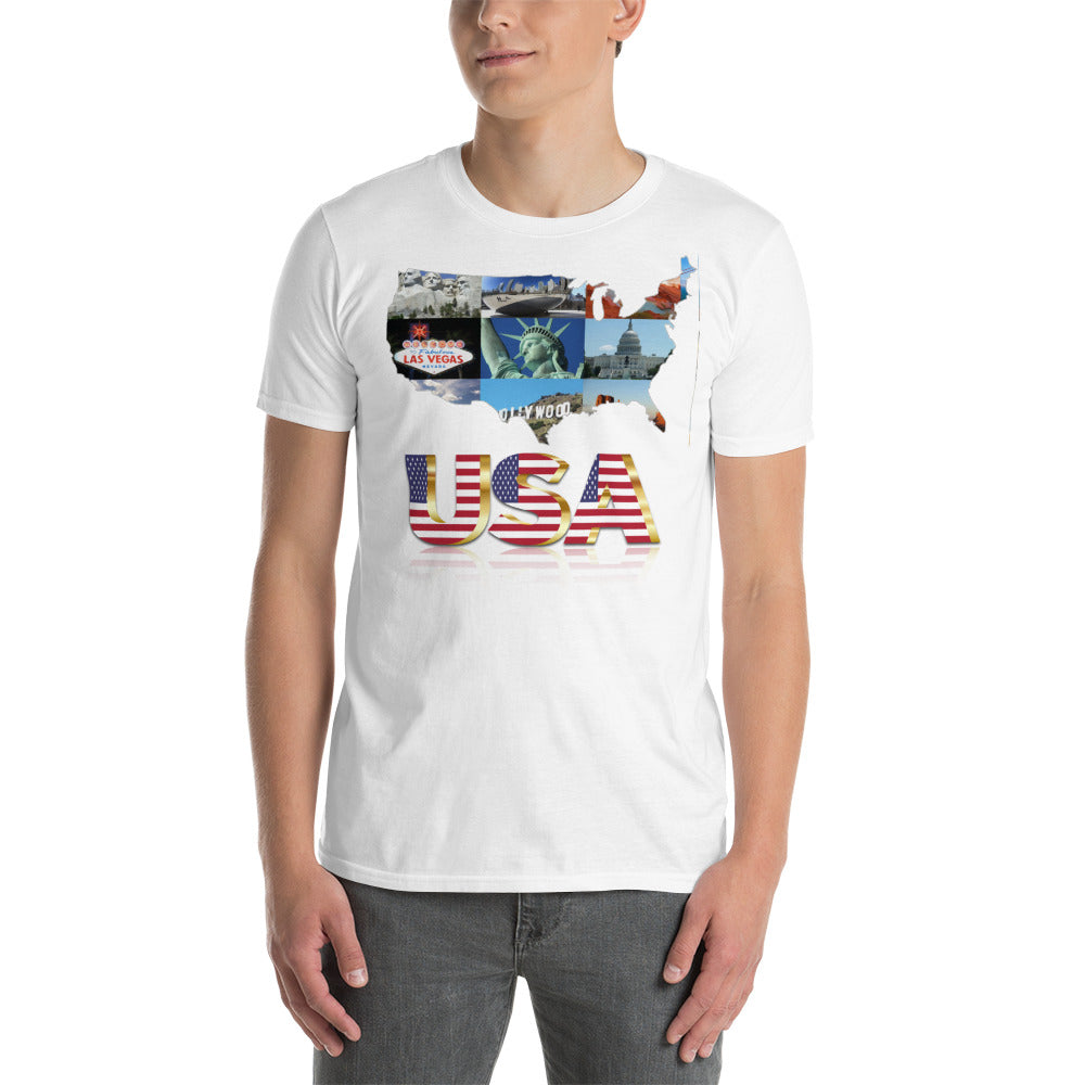 Sign a picture USA Unisex-T-Shirt