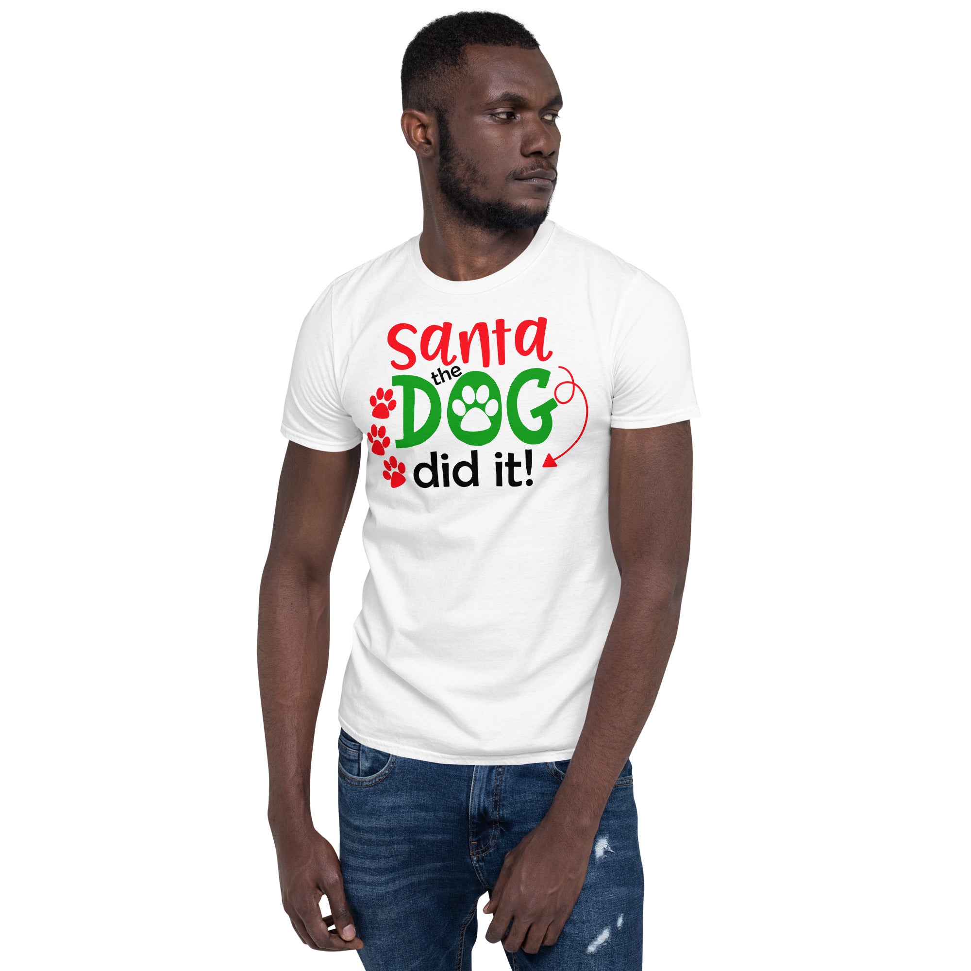 Santa the dog Unisex-T-Shirt
