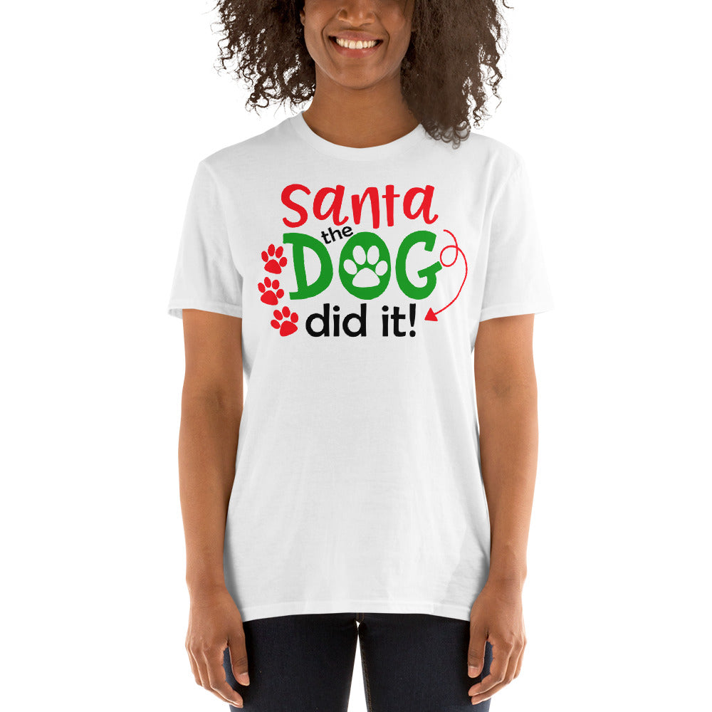 Santa the dog Unisex-T-Shirt