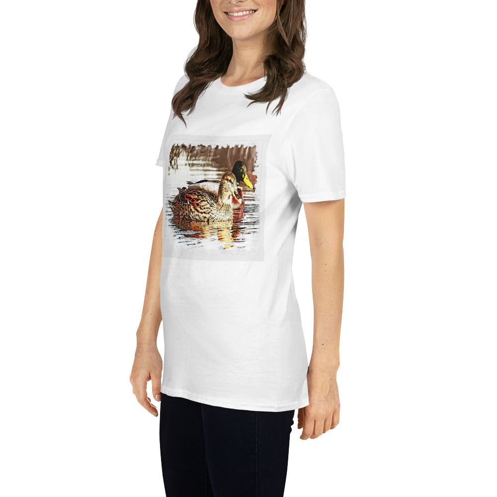 Ente Kurzärmeliges Unisex-T-Shirt - souverista