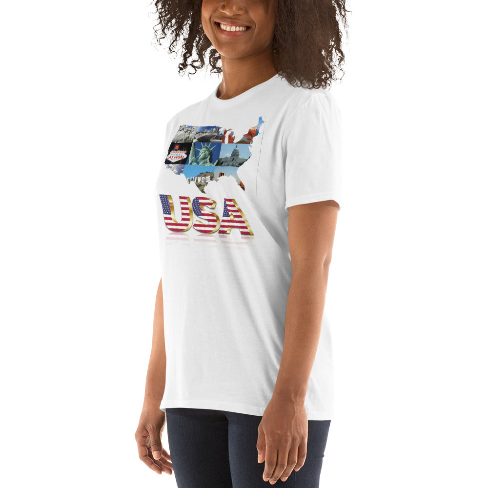 Sign a picture USA Unisex-T-Shirt