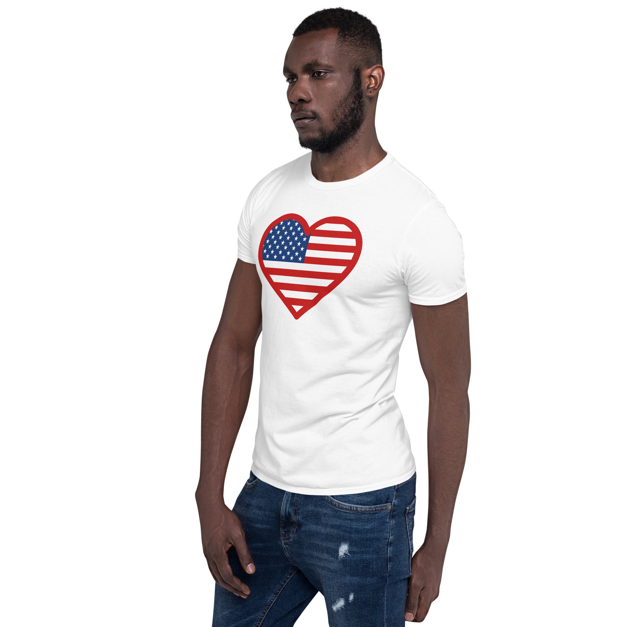 USA Herz Unisex-T-Shirt