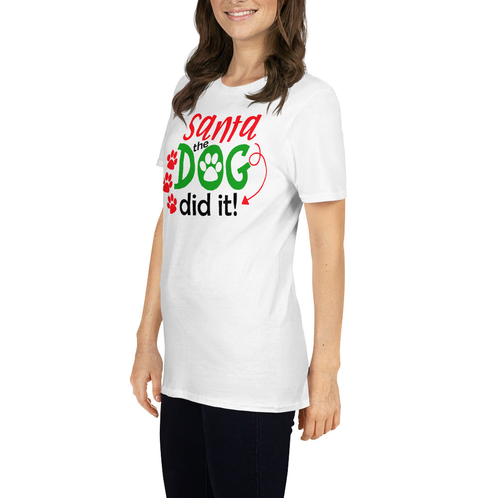 Santa the dog Unisex-T-Shirt
