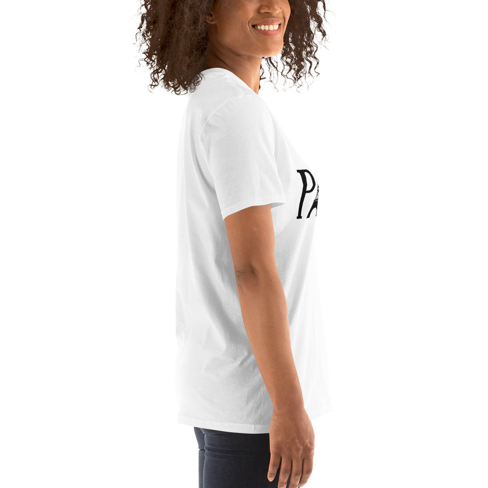 Paris, Kurzärmeliges Unisex-T-Shirt - souverista