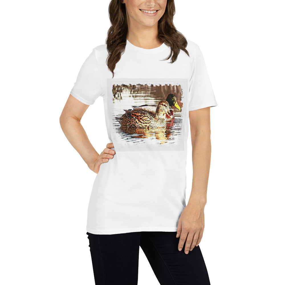 Ente Kurzärmeliges Unisex-T-Shirt - souverista