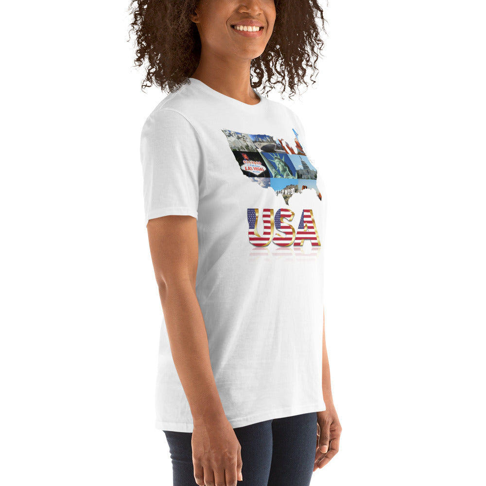 Sign a picture USA Unisex-T-Shirt