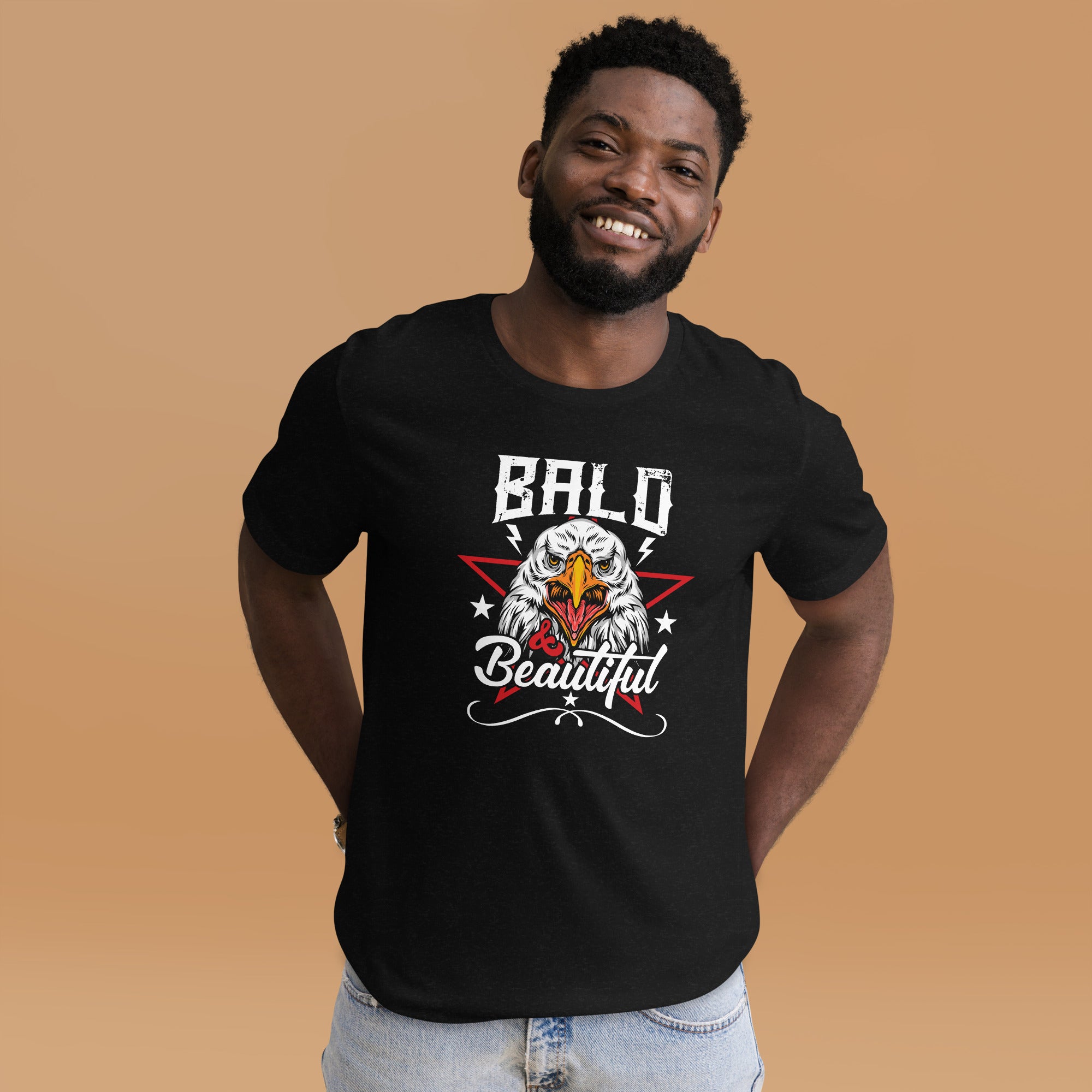Bald and beautiful unisex t-shirt