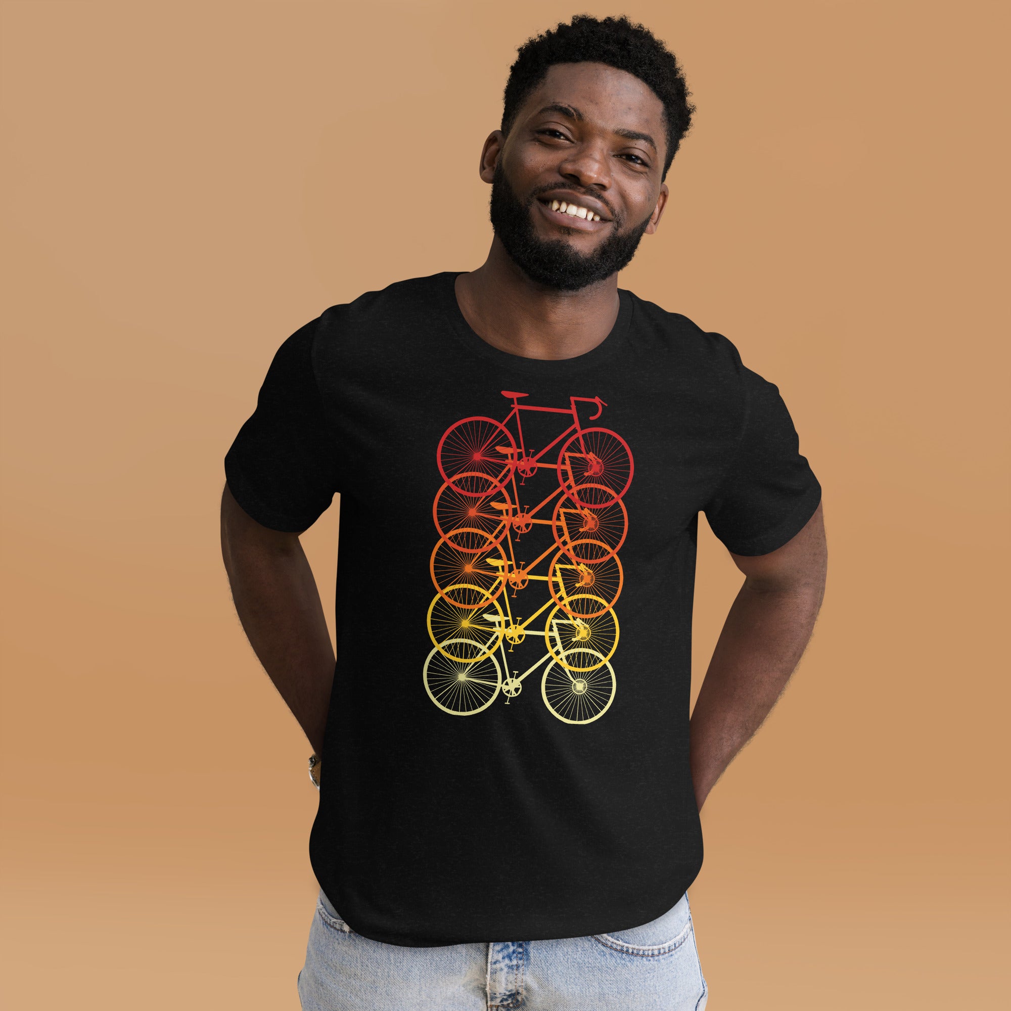 Rainbow cyclist Unisex-T-Shirt - souverista