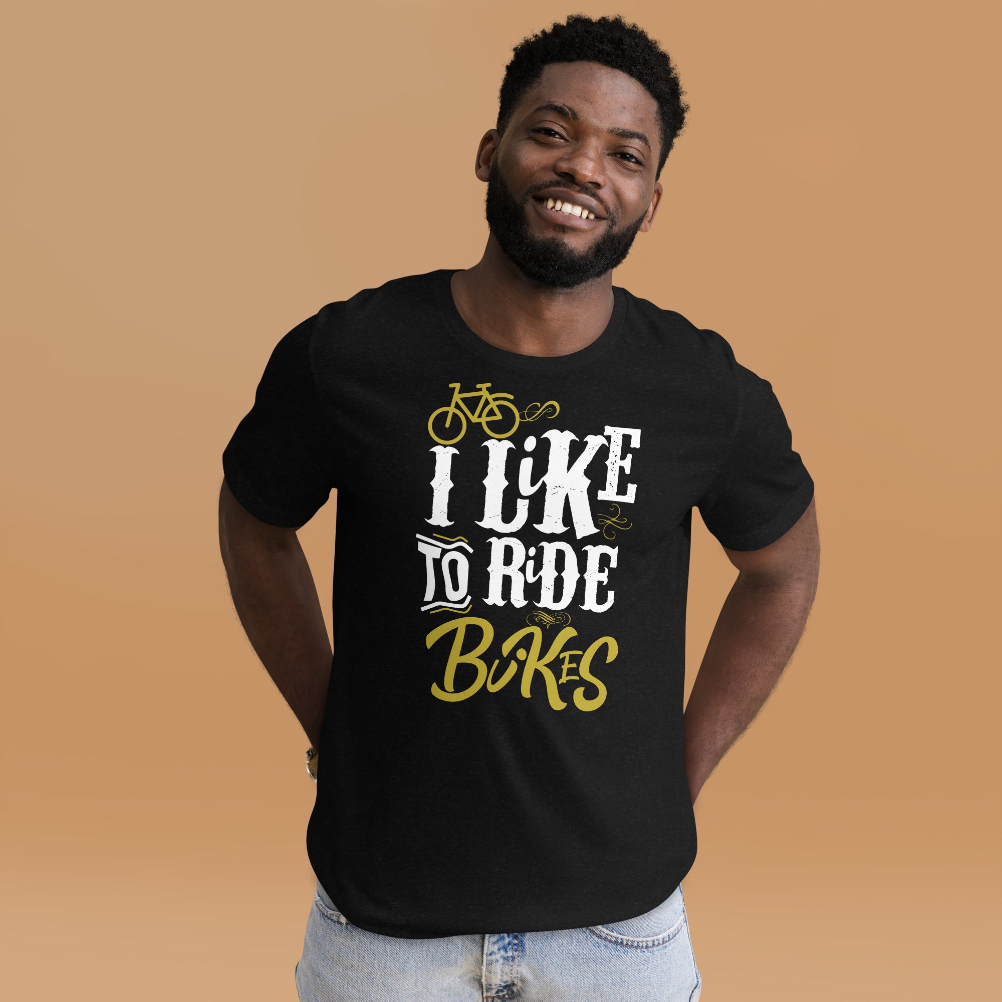 I like to ride bikes Unisex-T-Shirt - souverista