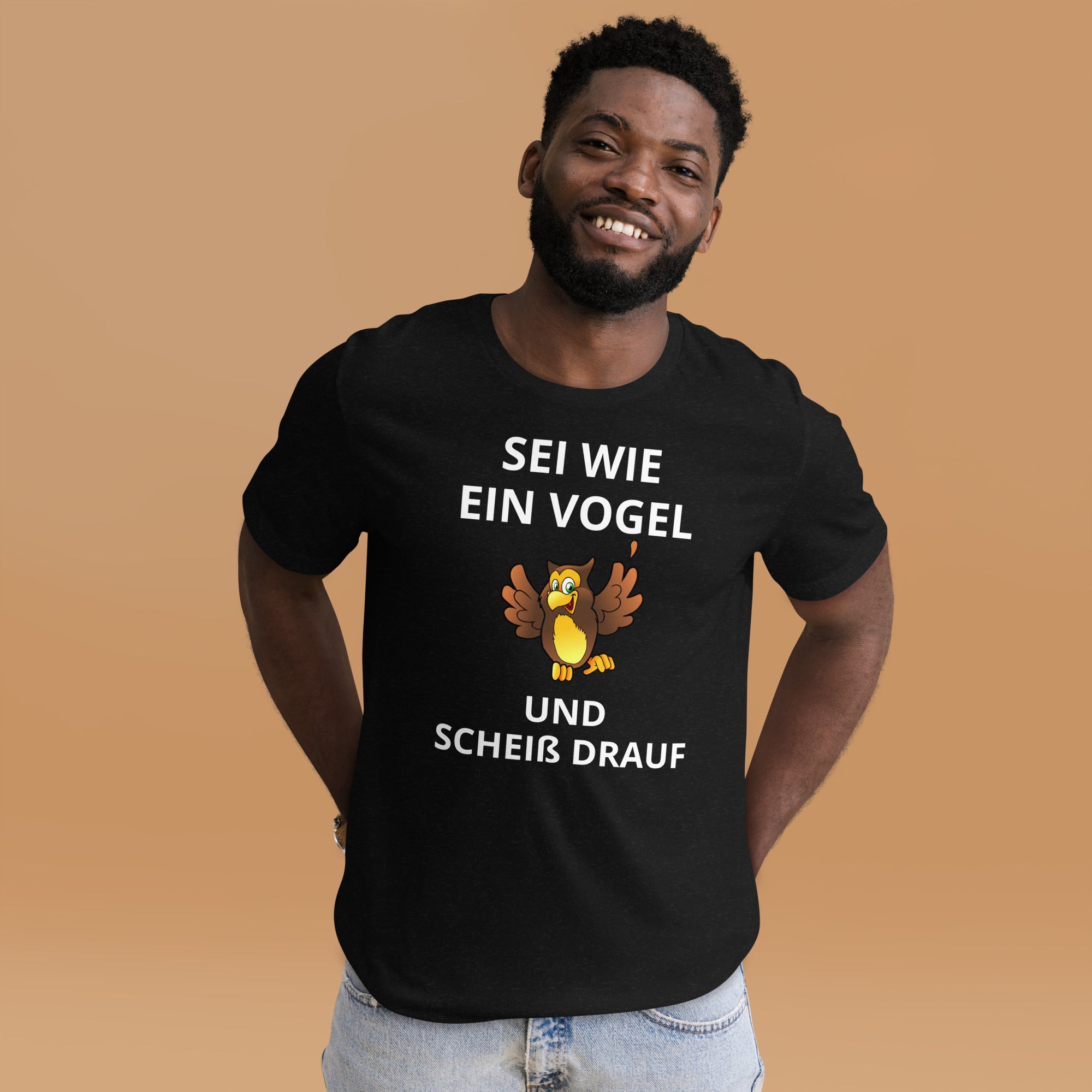 Scheiß darauf Unisex-T-Shirt - souverista
