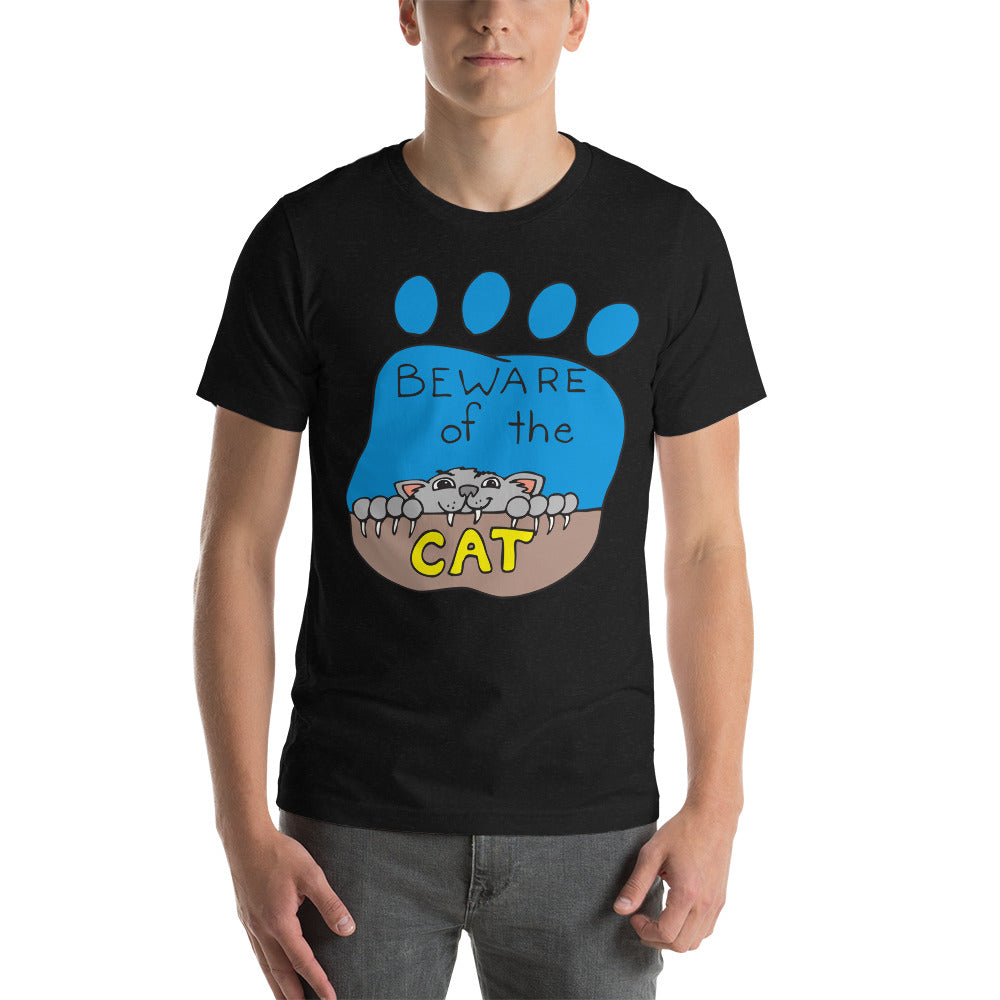Hüte dich vor diesen Katzen Unisex-T-Shirt - souverista