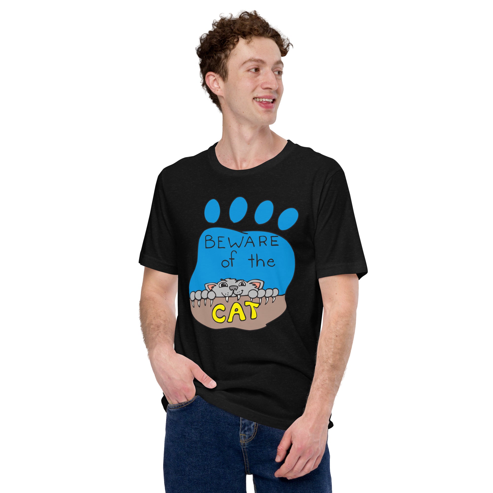 Beware the cat  Unisex-T-Shirt