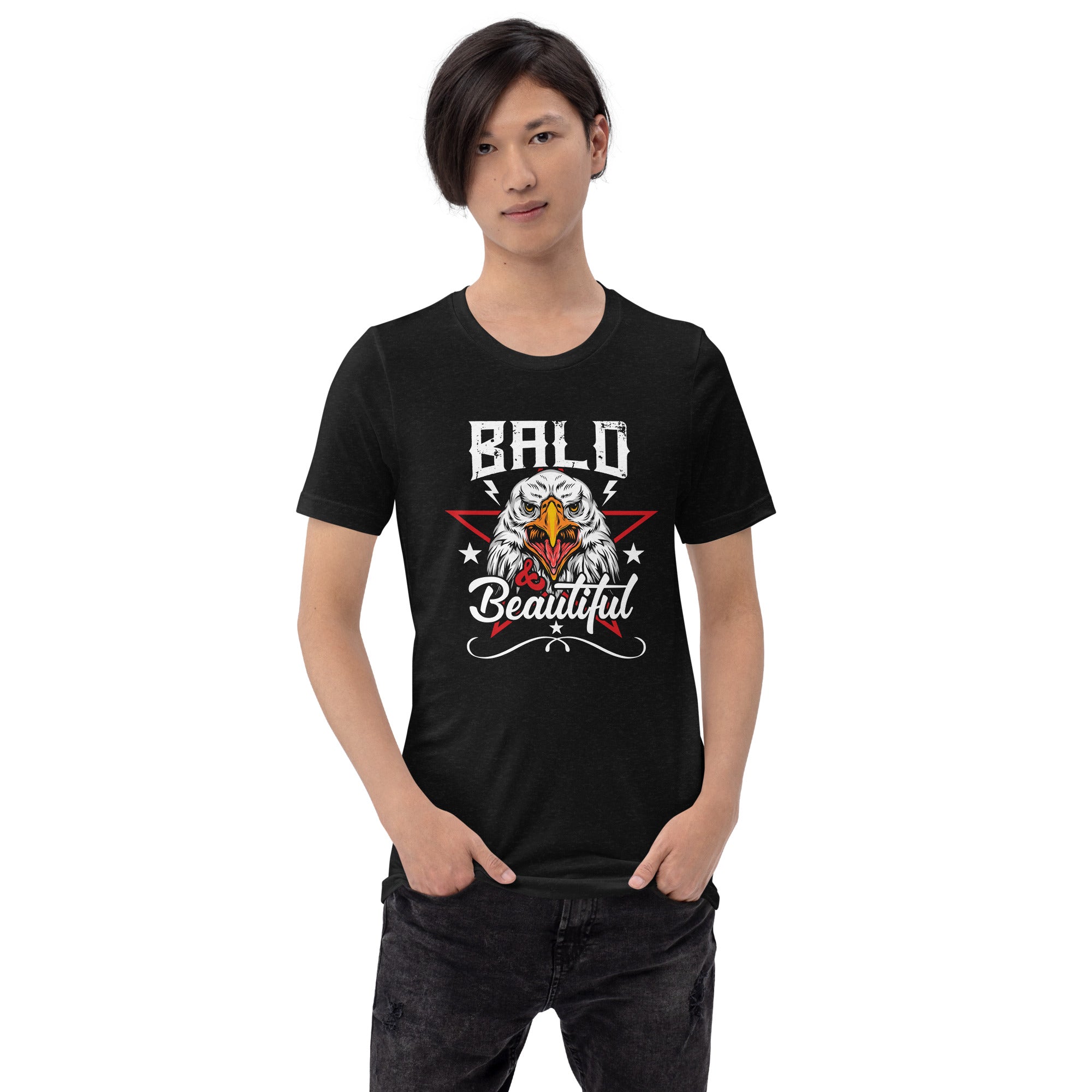 Bald and beautiful unisex t-shirt