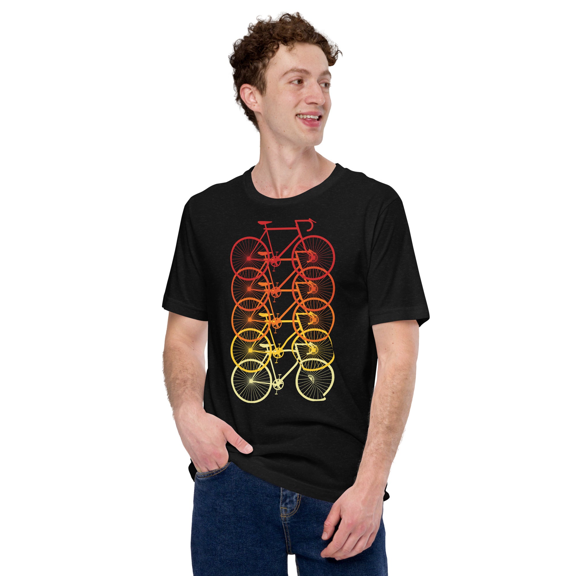 Rainbow cyclist Unisex-T-Shirt - souverista