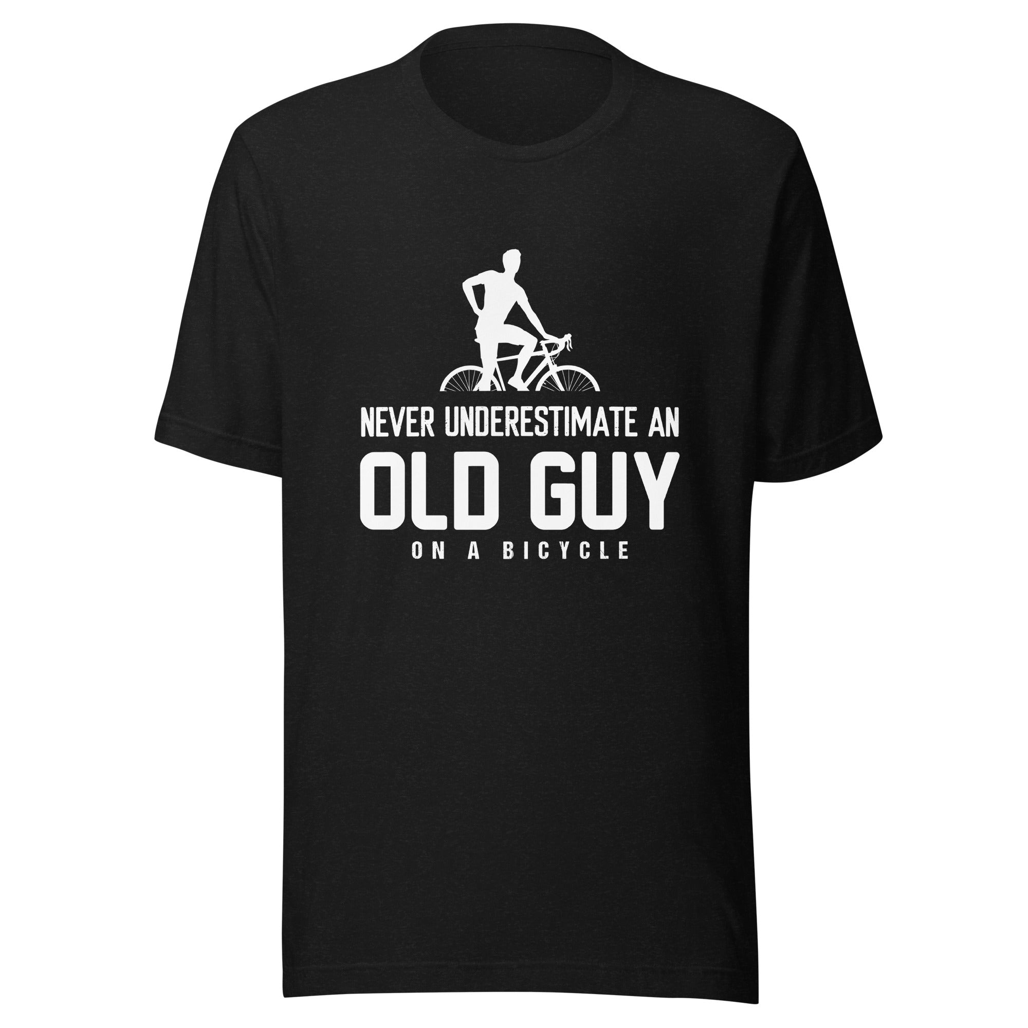 Old guy on a bike Unisex-T-Shirt - souverista