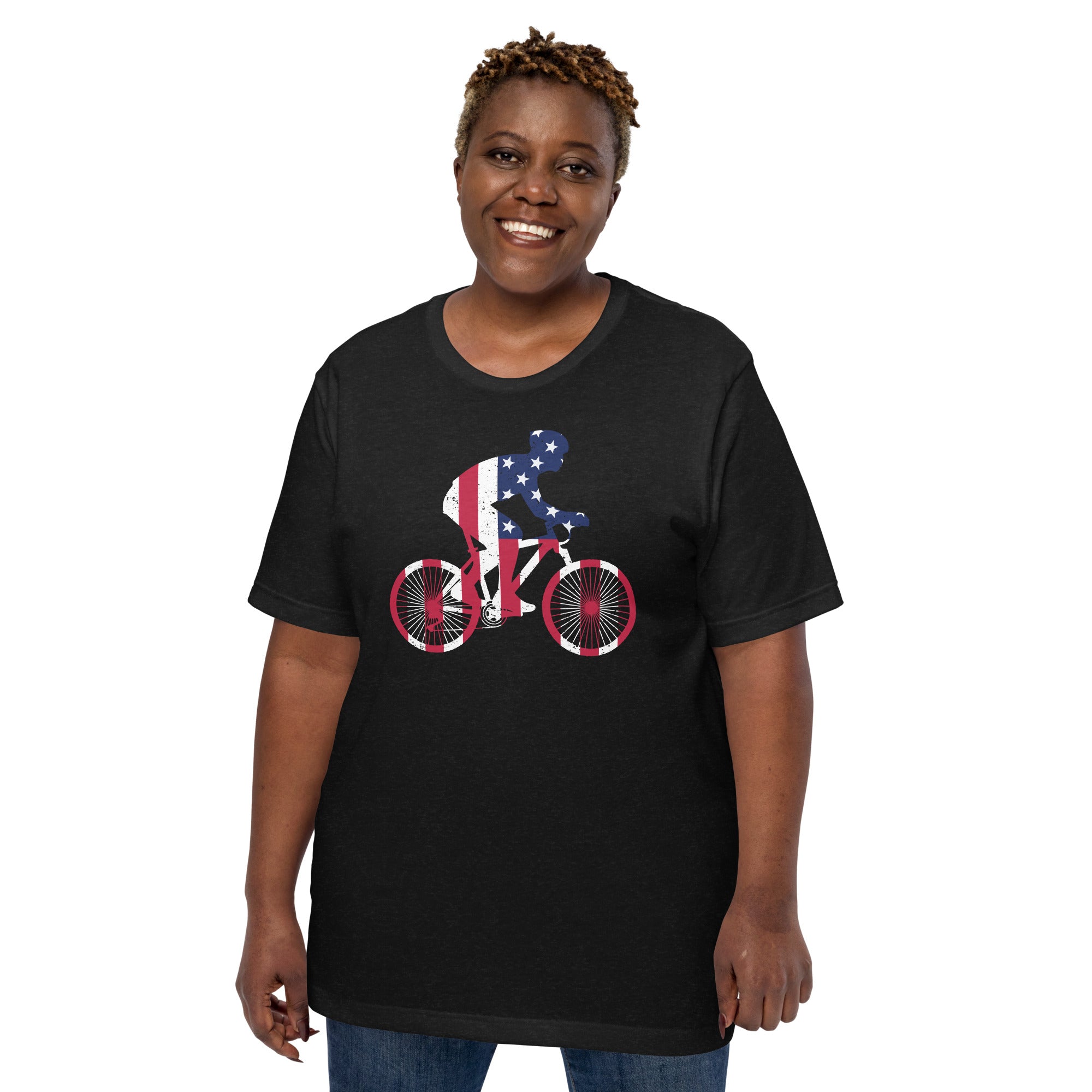 USA Cyclist Unisex-T-Shirt - souverista