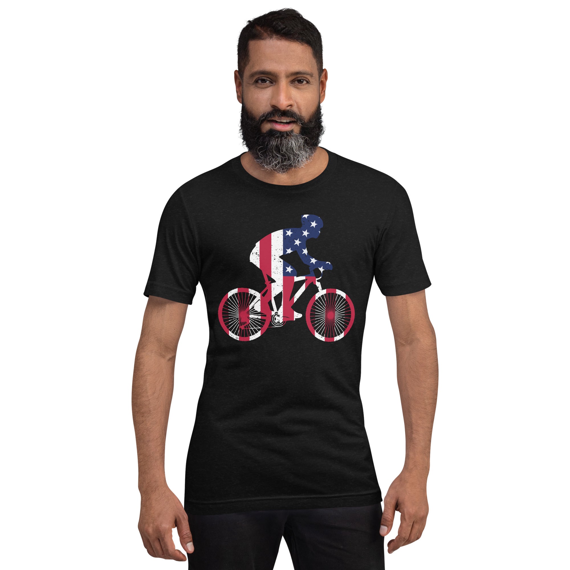 USA Cyclist Unisex-T-Shirt - souverista