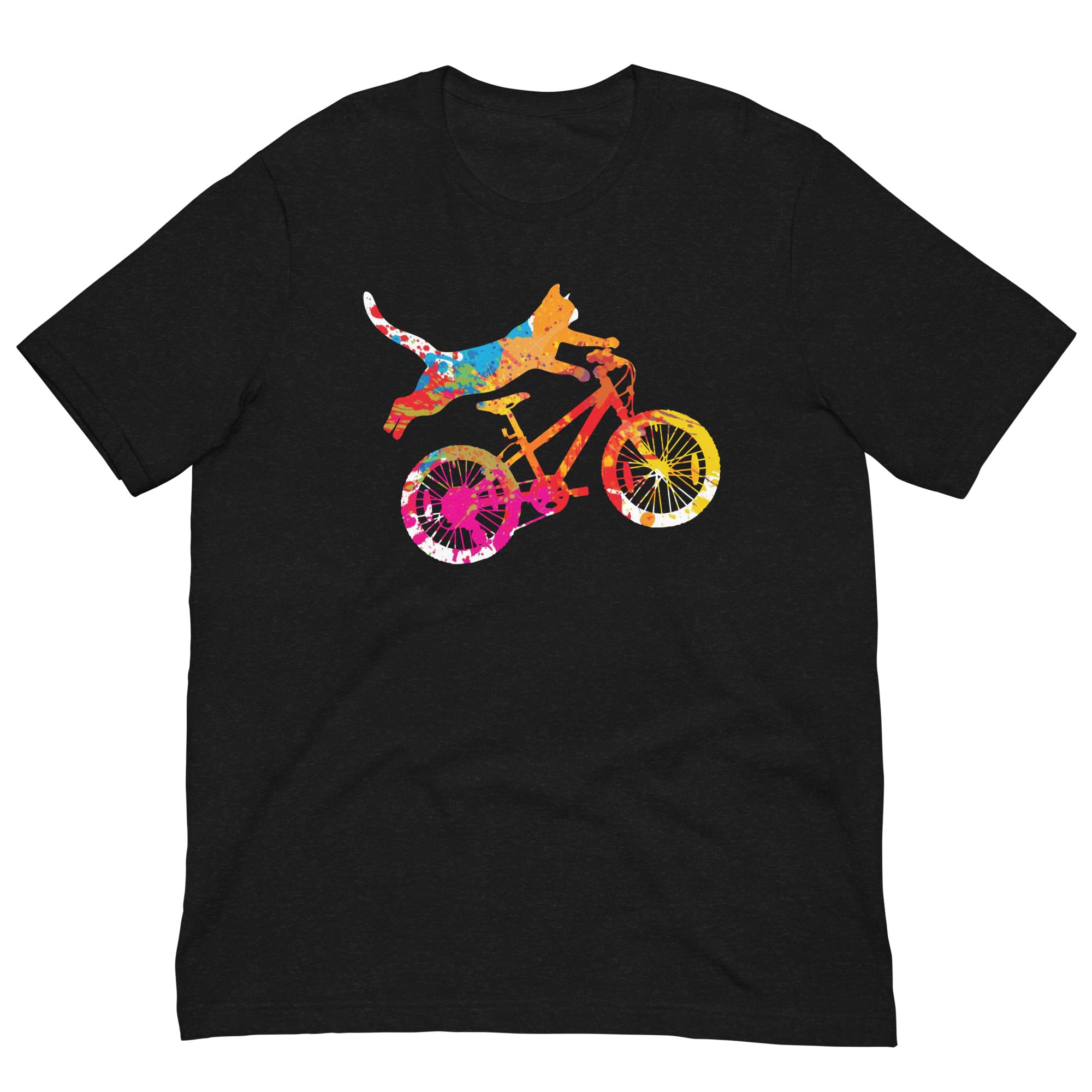 Cyclist Cat Unisex-T-Shirt - souverista
