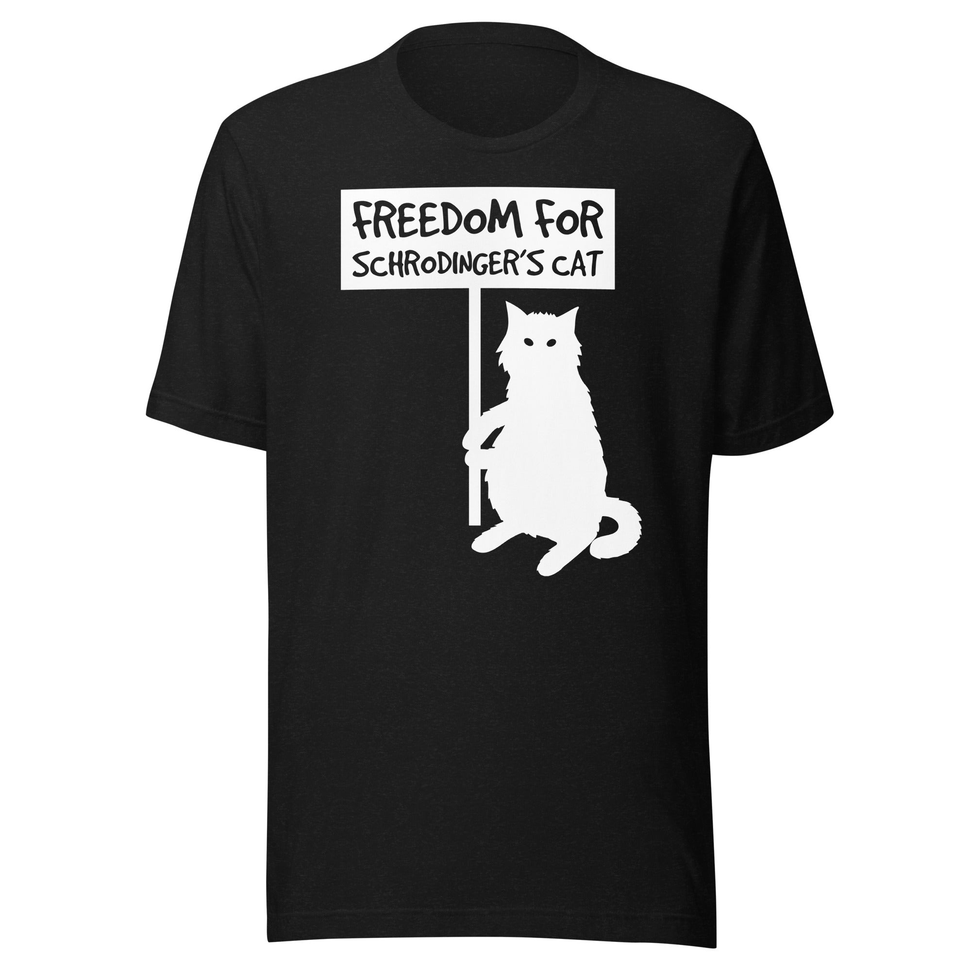 Freiheit für Schrödingers Katze Unisex-T-Shirt