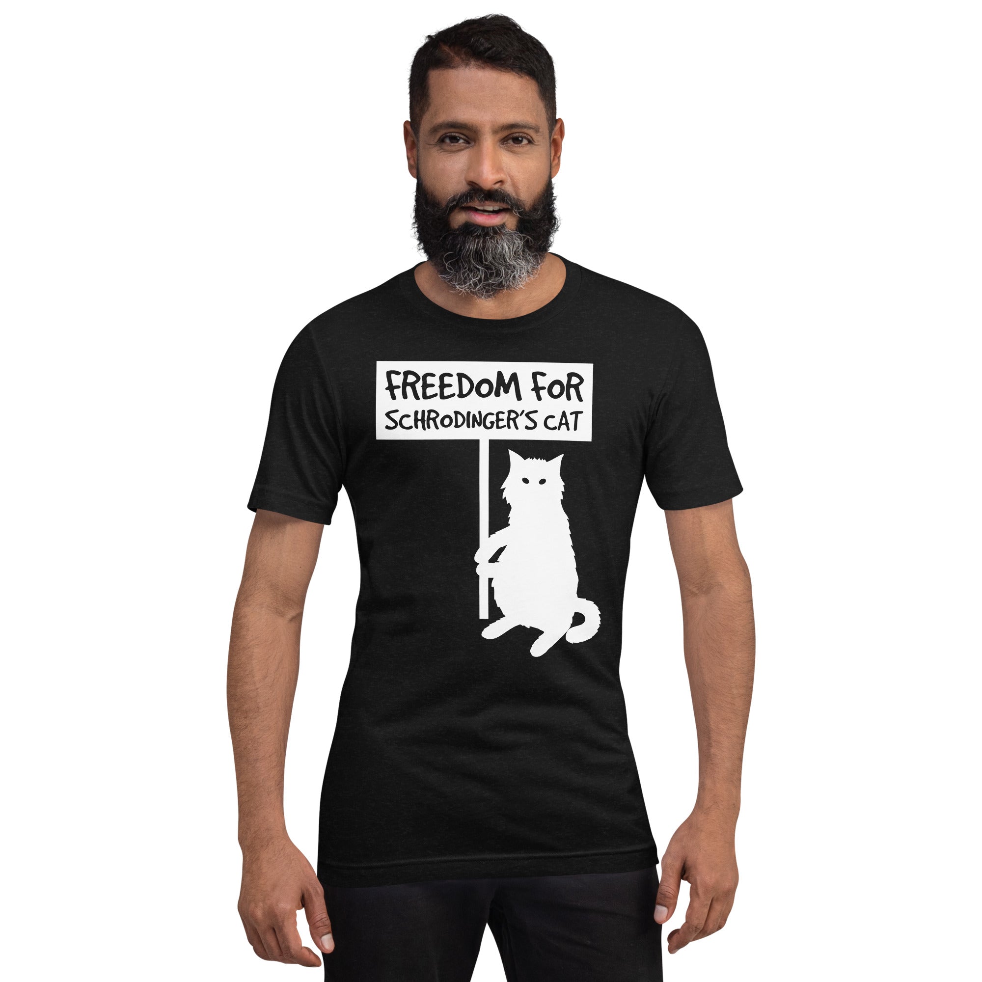 Freiheit für Schrödingers Katze Unisex-T-Shirt