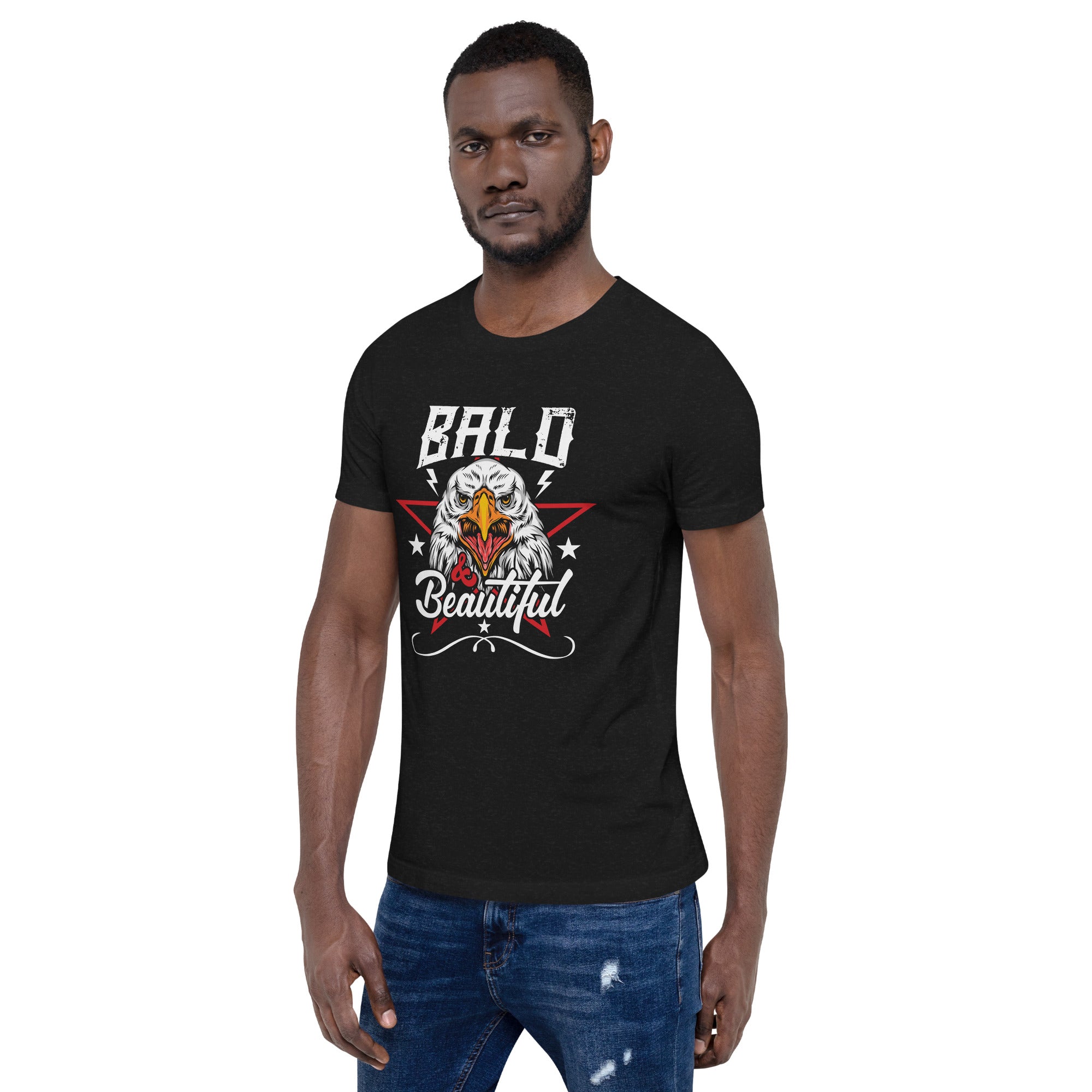 Bald and beautiful unisex t-shirt