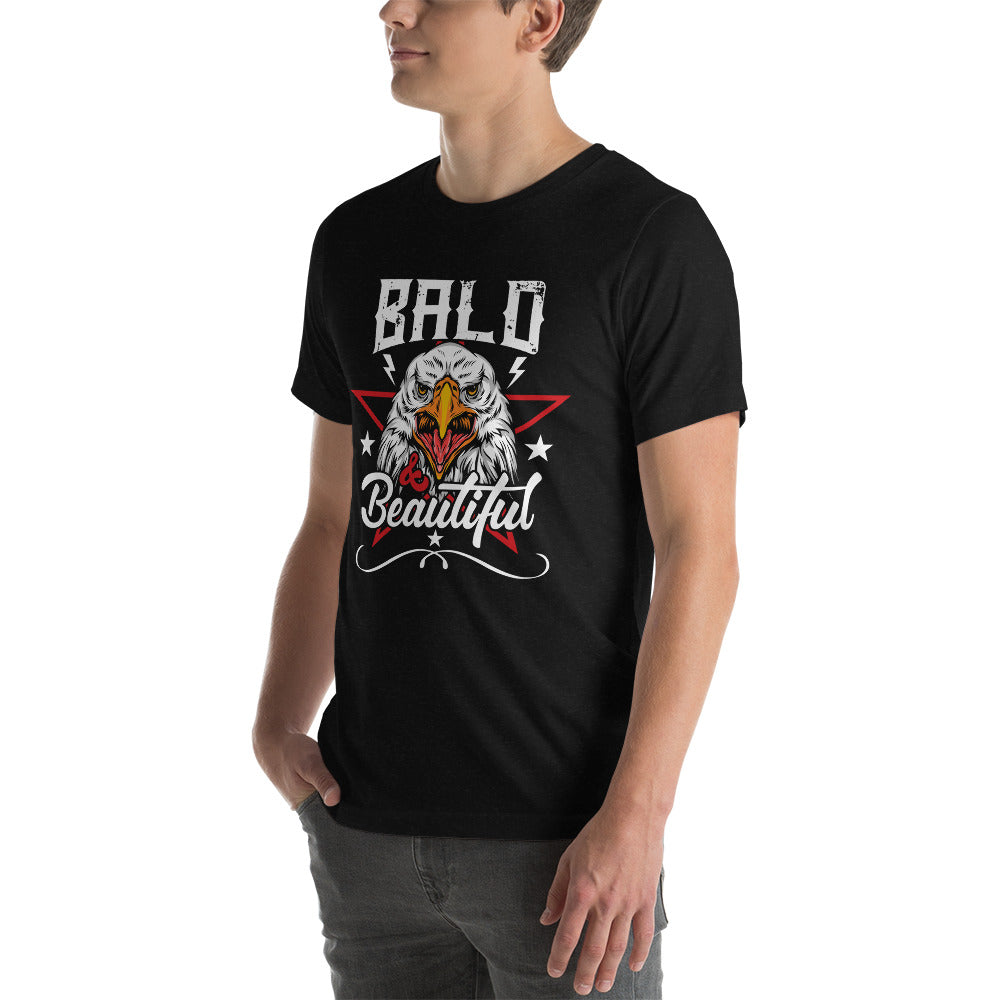 Bald and beautiful unisex t-shirt