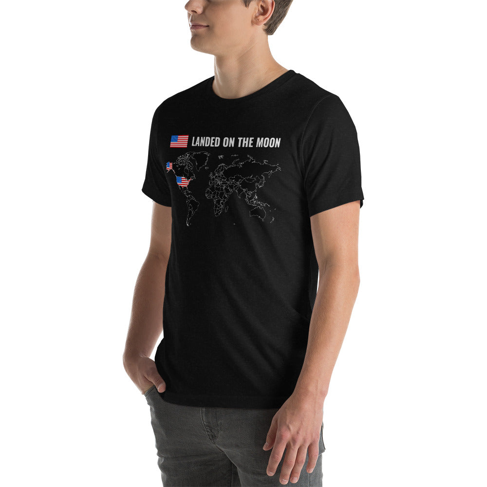 Landet on the moon Unisex-T-Shirt