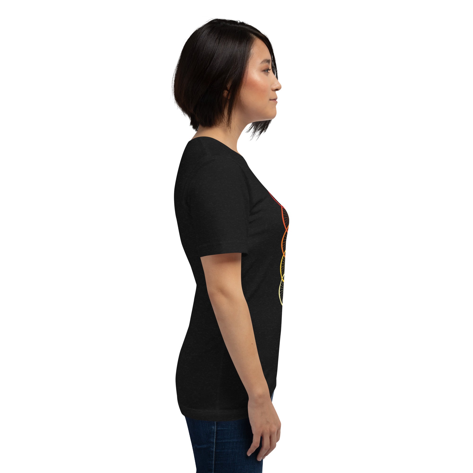 Rainbow cyclist Unisex-T-Shirt - souverista