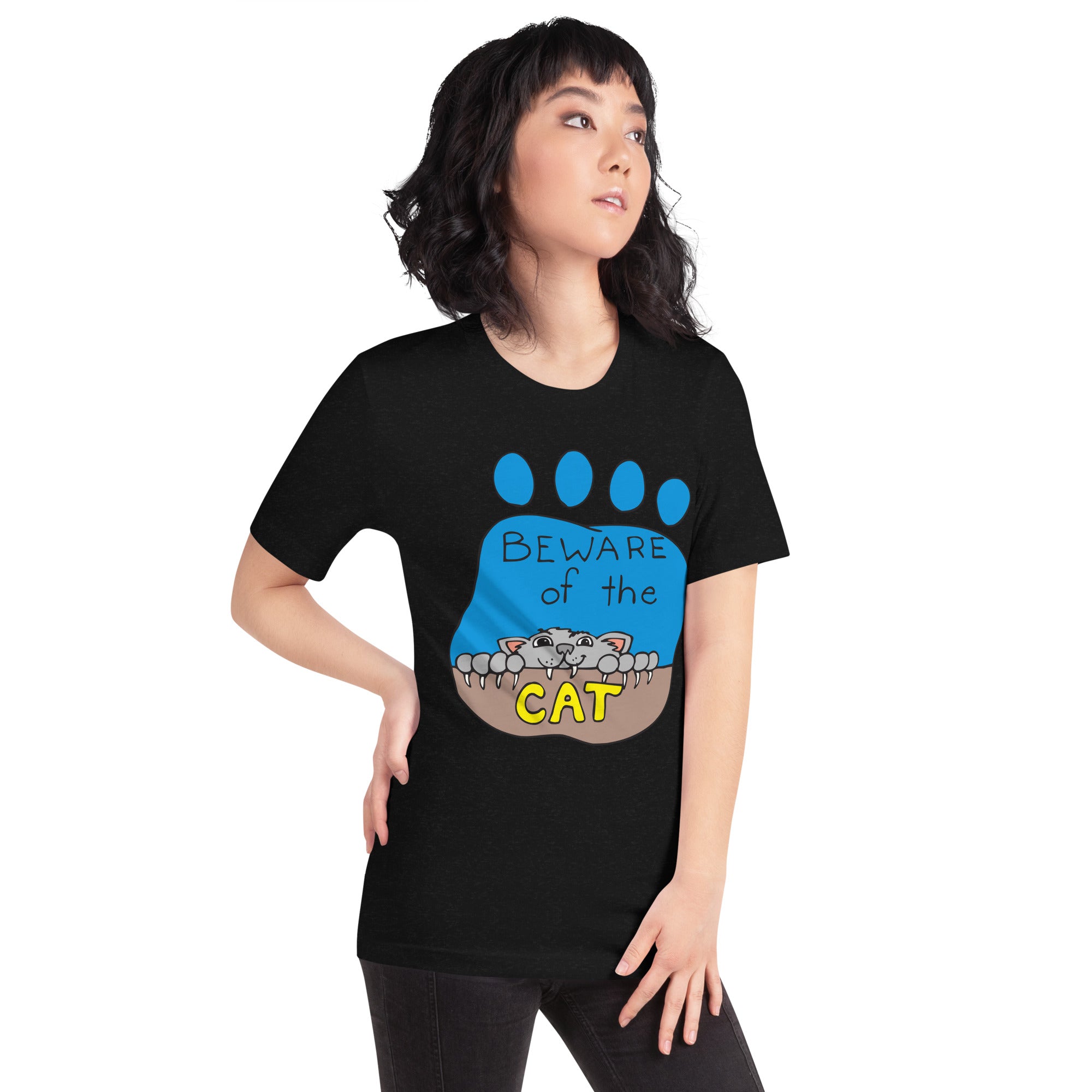 Beware the cat  Unisex-T-Shirt