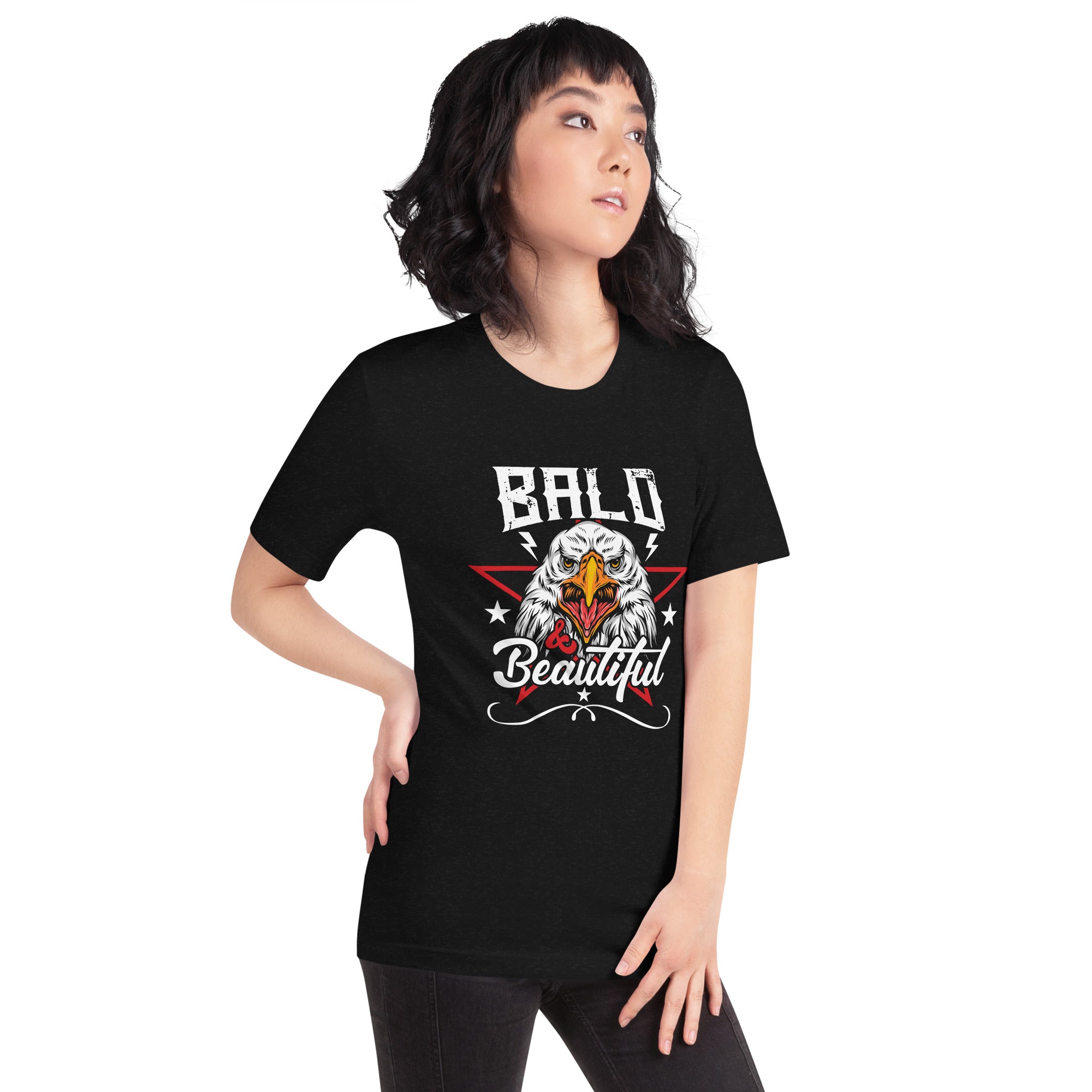 Bald and beautiful unisex t-shirt