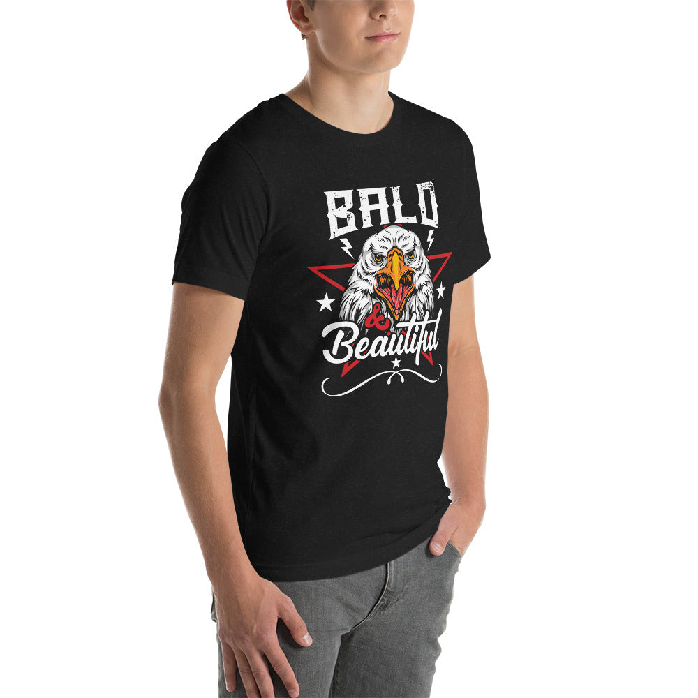 Bald and beautiful unisex t-shirt