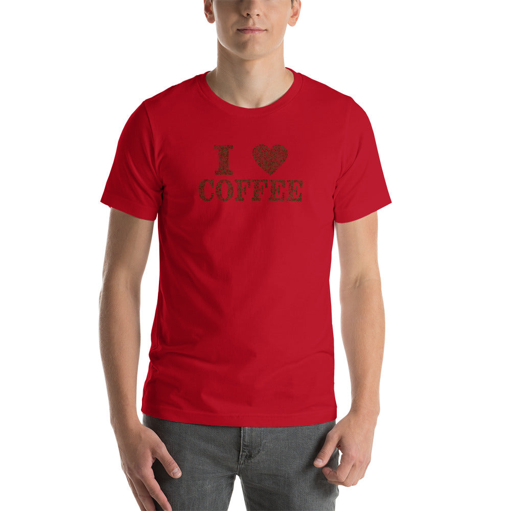 ich liebe Kaffee Unisex-T-Shirt