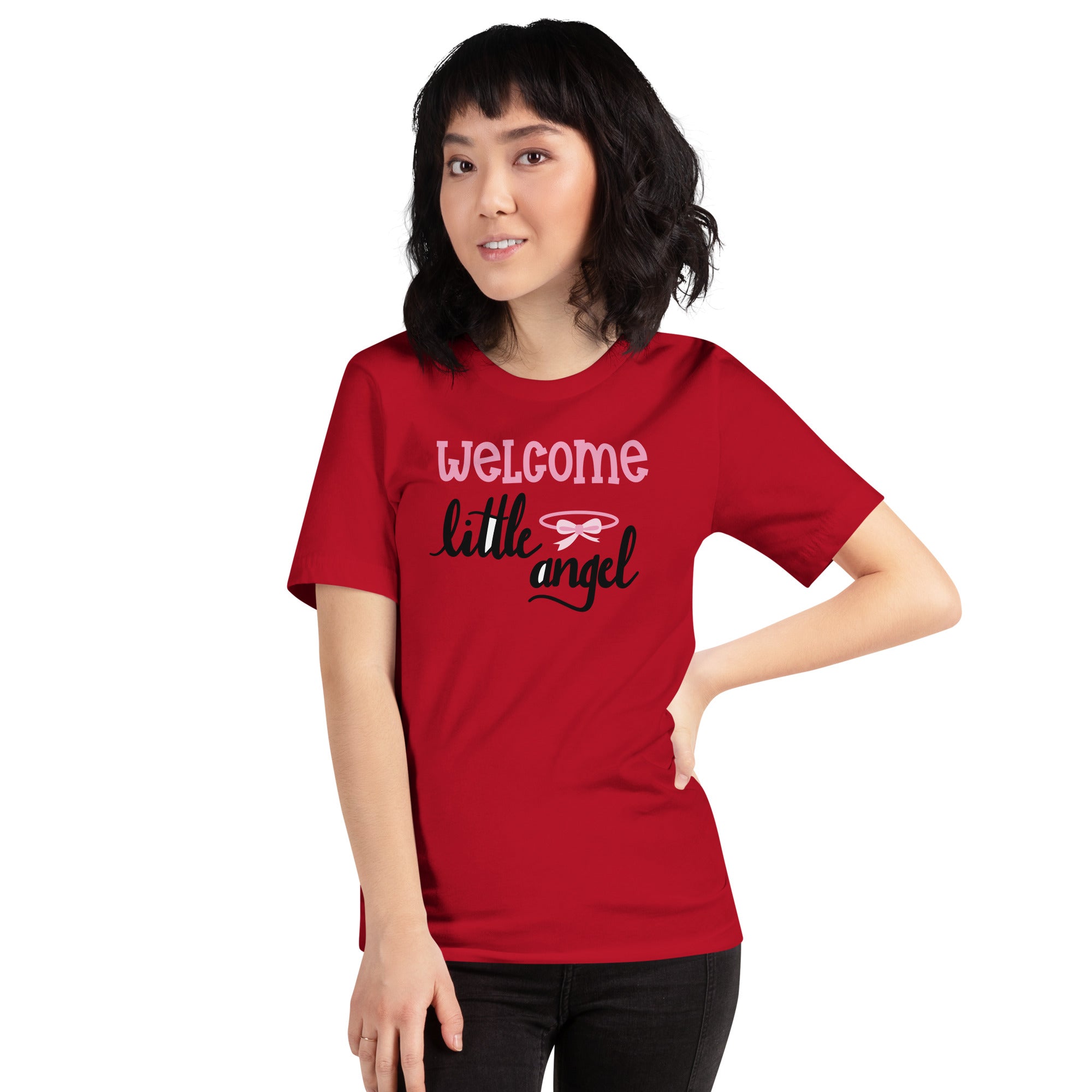 Willkommen kleiner Engel Unisex-T-Shirt