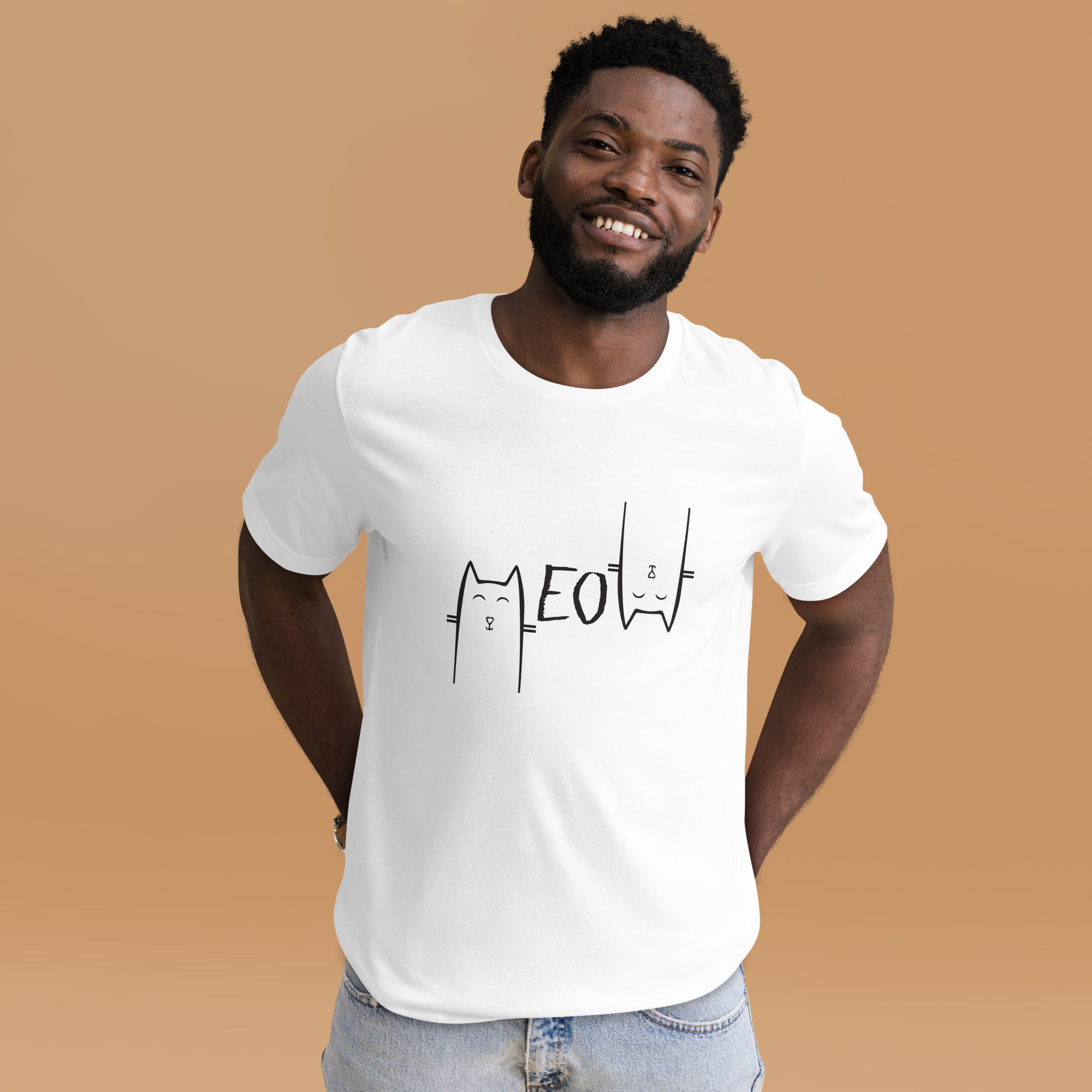 Meow Unisex-T-Shirt