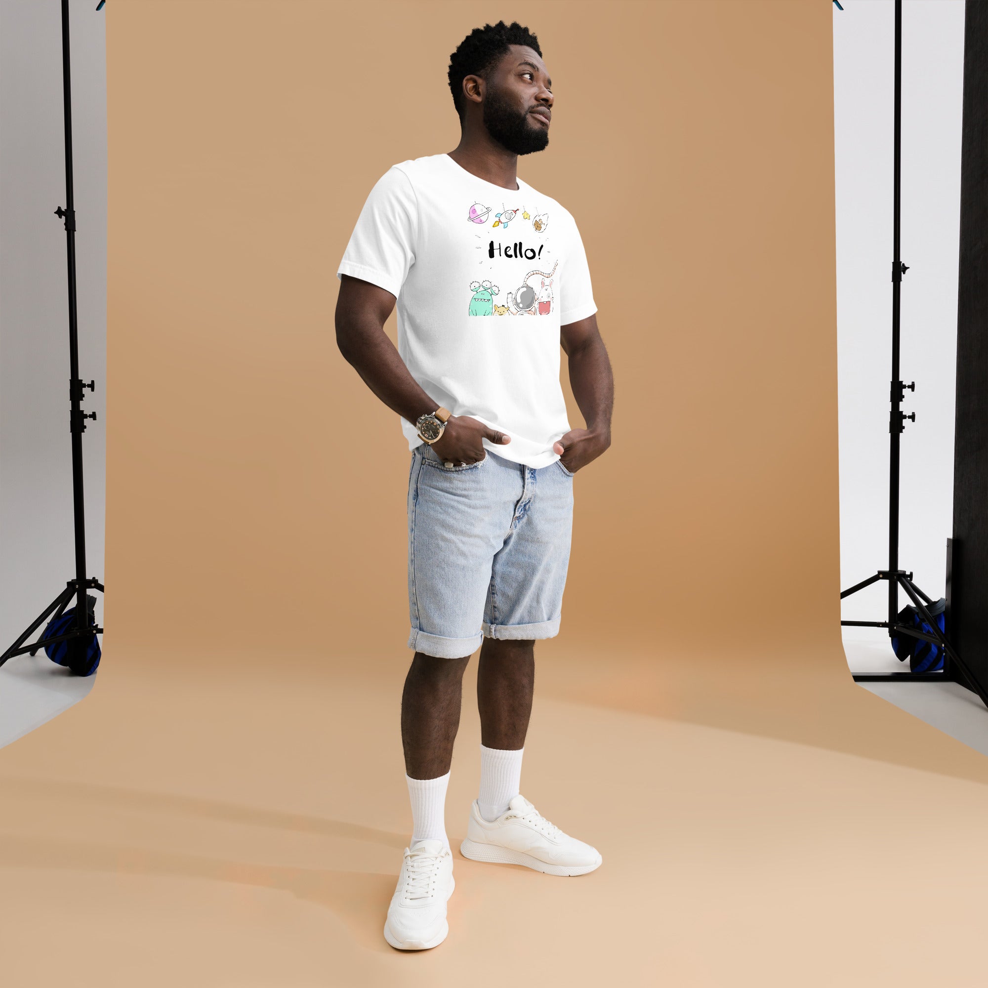 Hello Unisex-T-Shirt