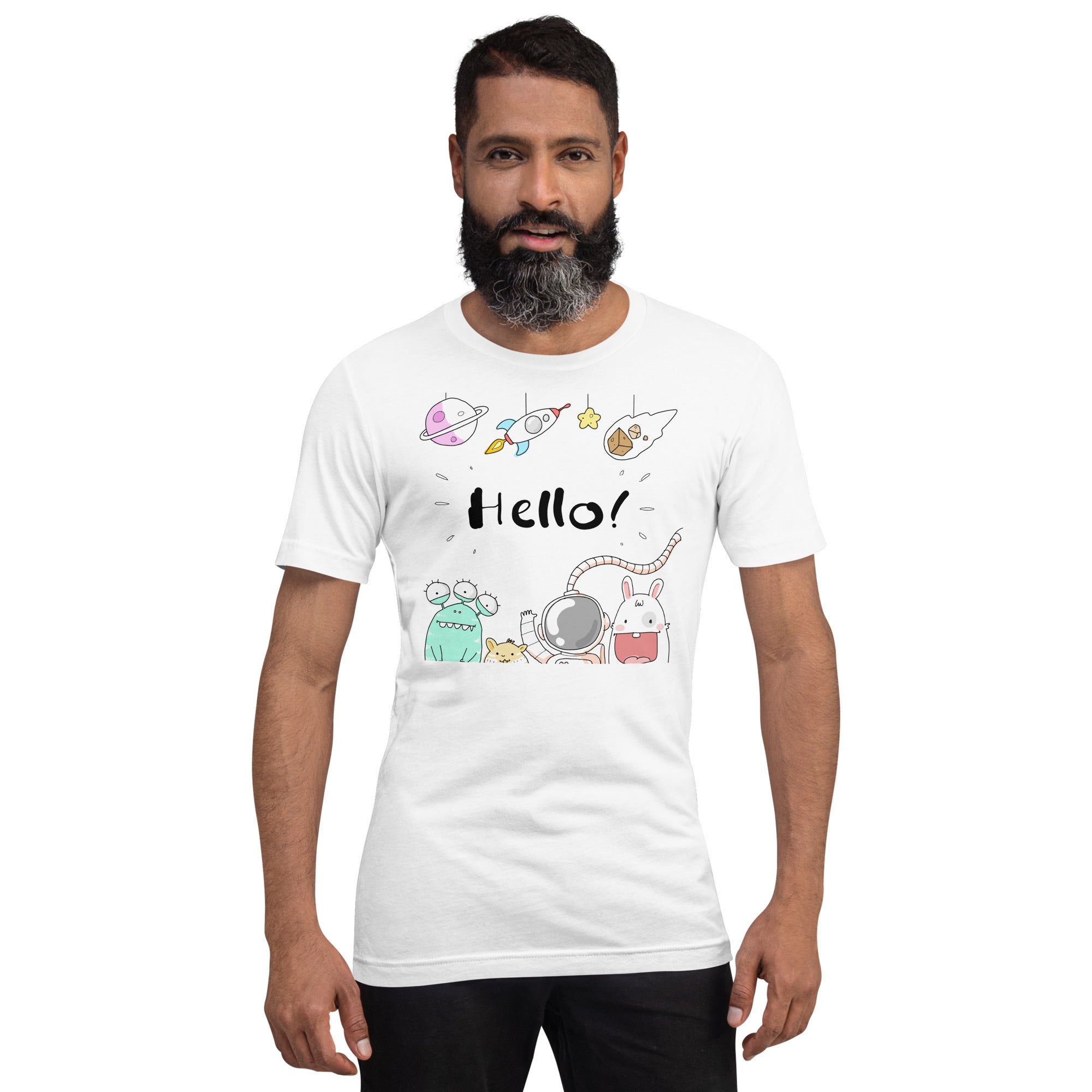 Hello Unisex-T-Shirt