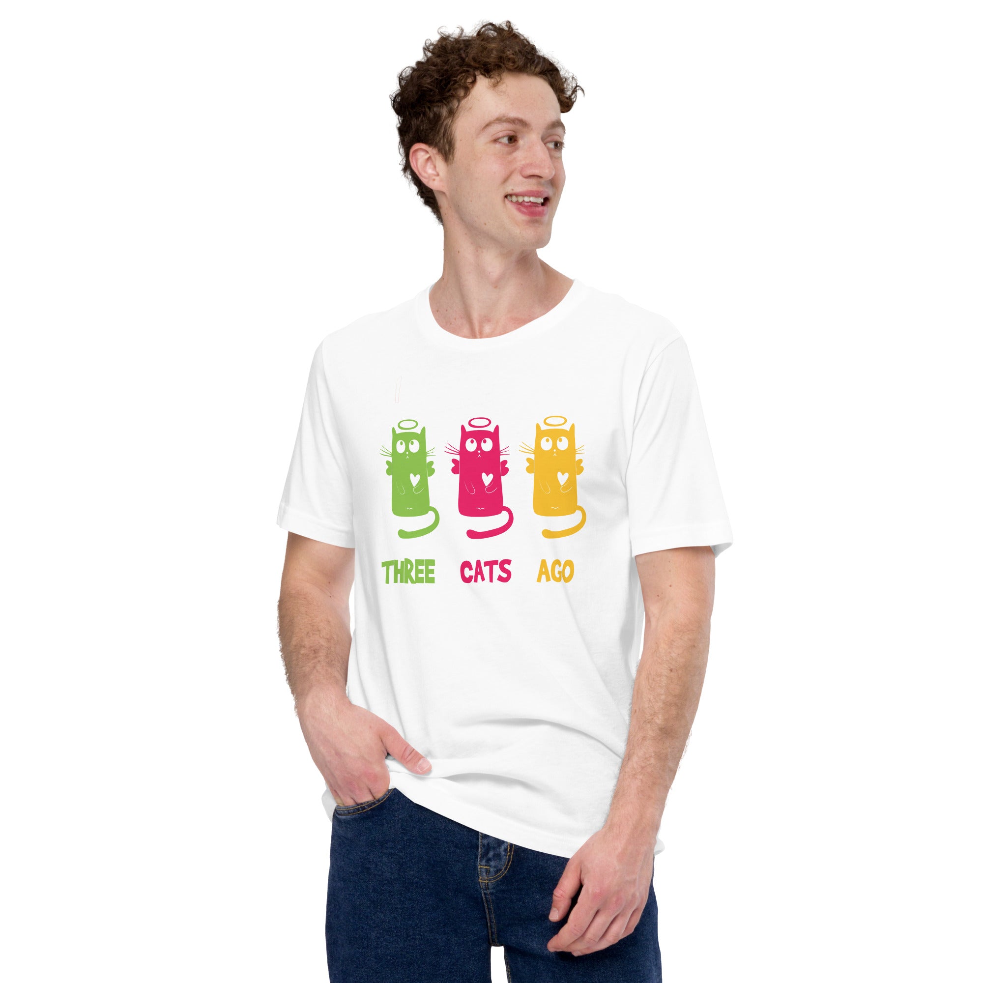 Three cats ago Unisex-T-Shirt