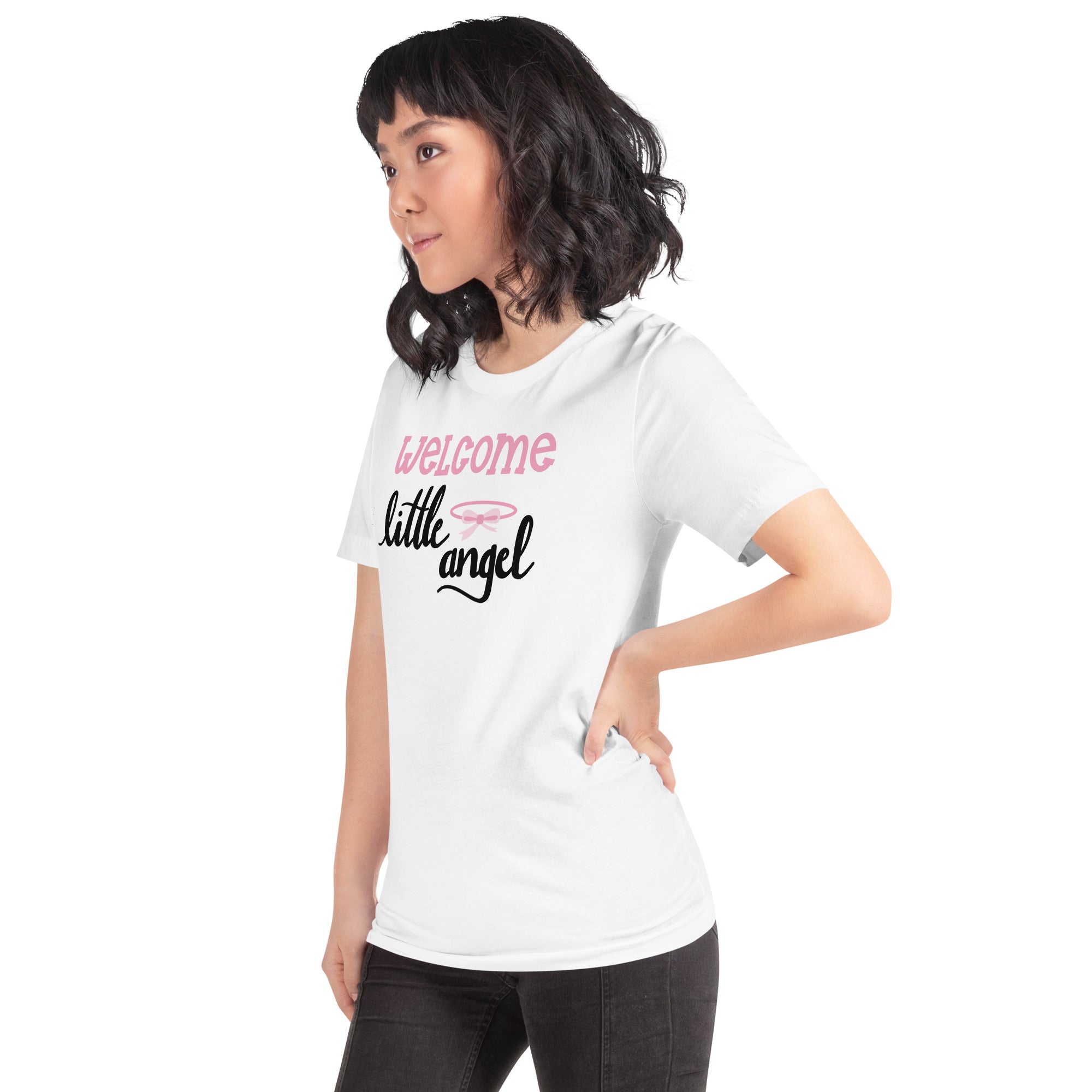 Willkommen kleiner Engel Unisex-T-Shirt