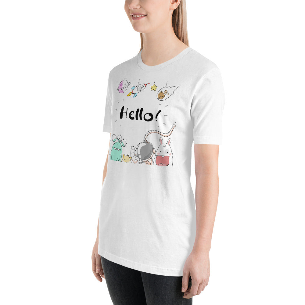 Hello Unisex-T-Shirt